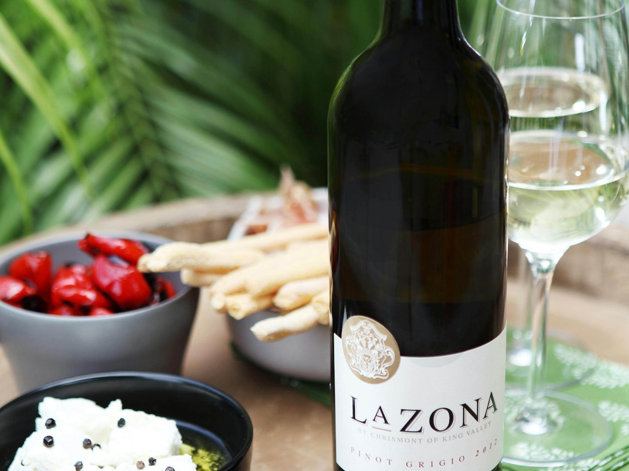 Enjoy delicious antipasti on your own private deck overlooking the vines