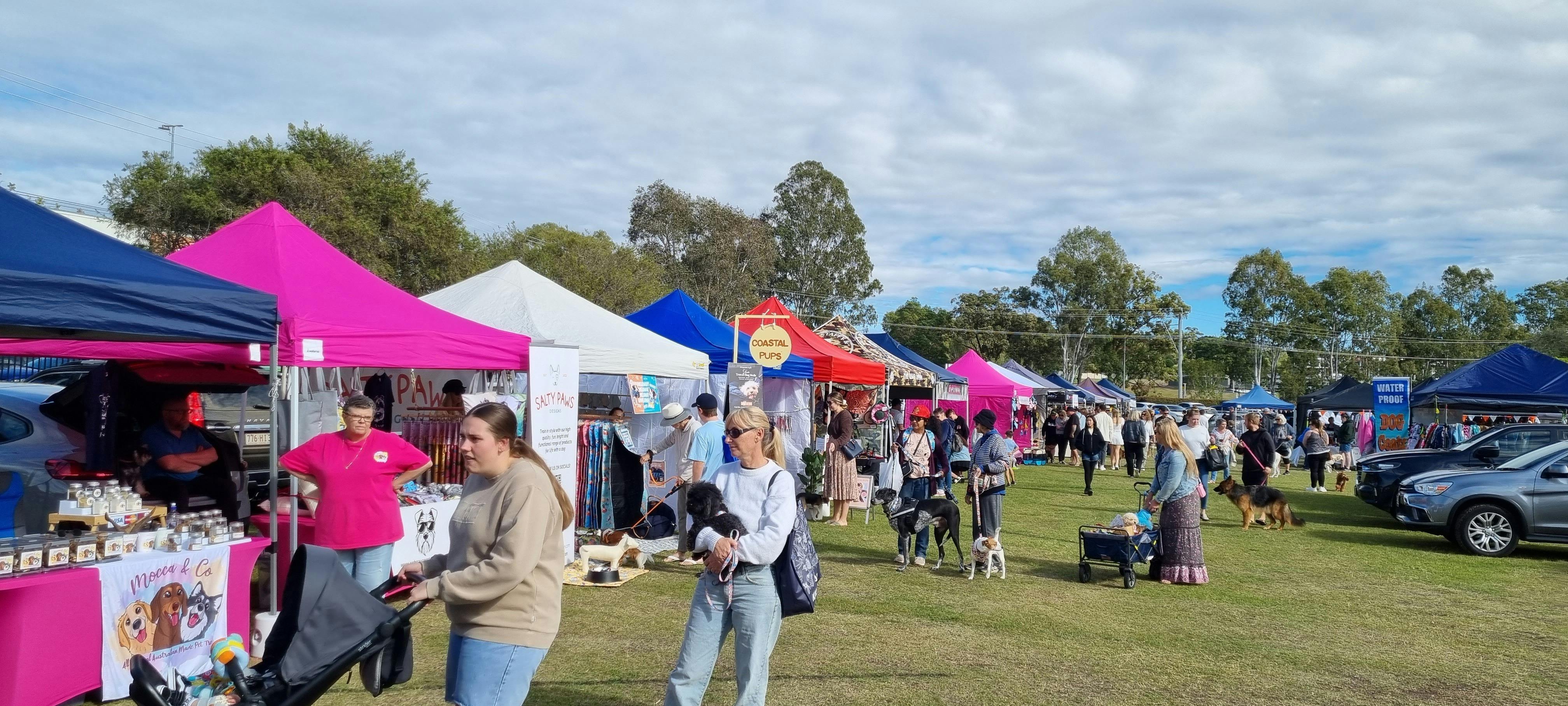 Dog friendly markets Gold Coast