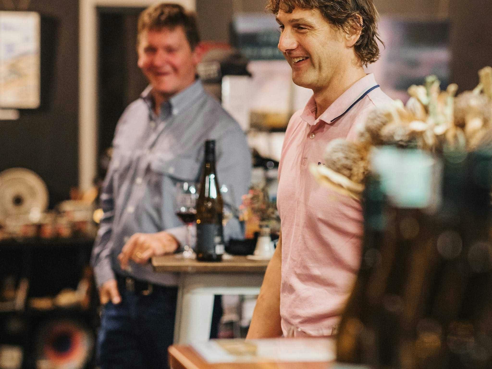 Naked Run and Rieslingfreak at Sevenhill Hotel
