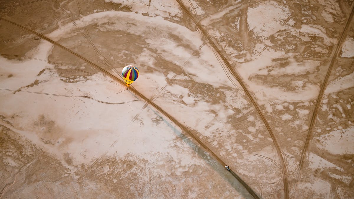 Balloon Flight over the Saltpans