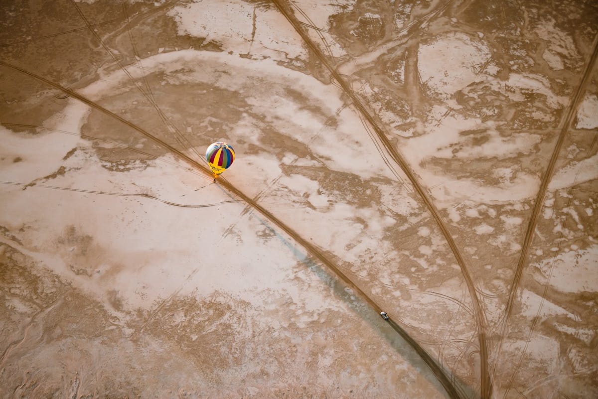 Balloon Flight over the Saltpans