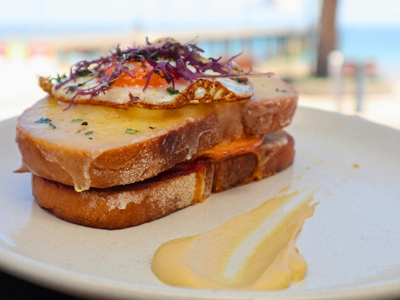 Breakfast Menu  - croque madame