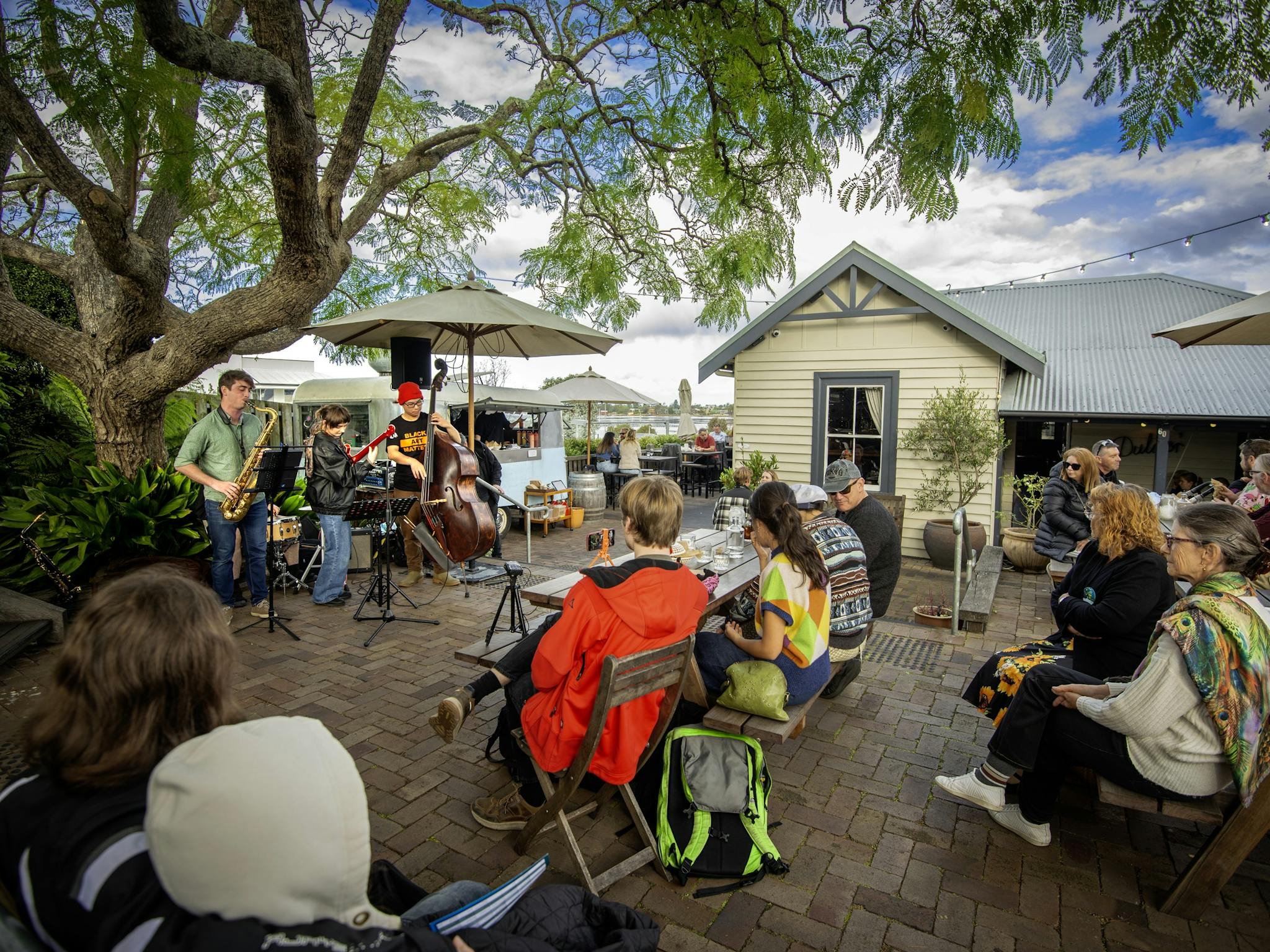 Dulcie's Cottage is a bar that is set in a 1925 weatherboard cottage on Merimbula Main Street.