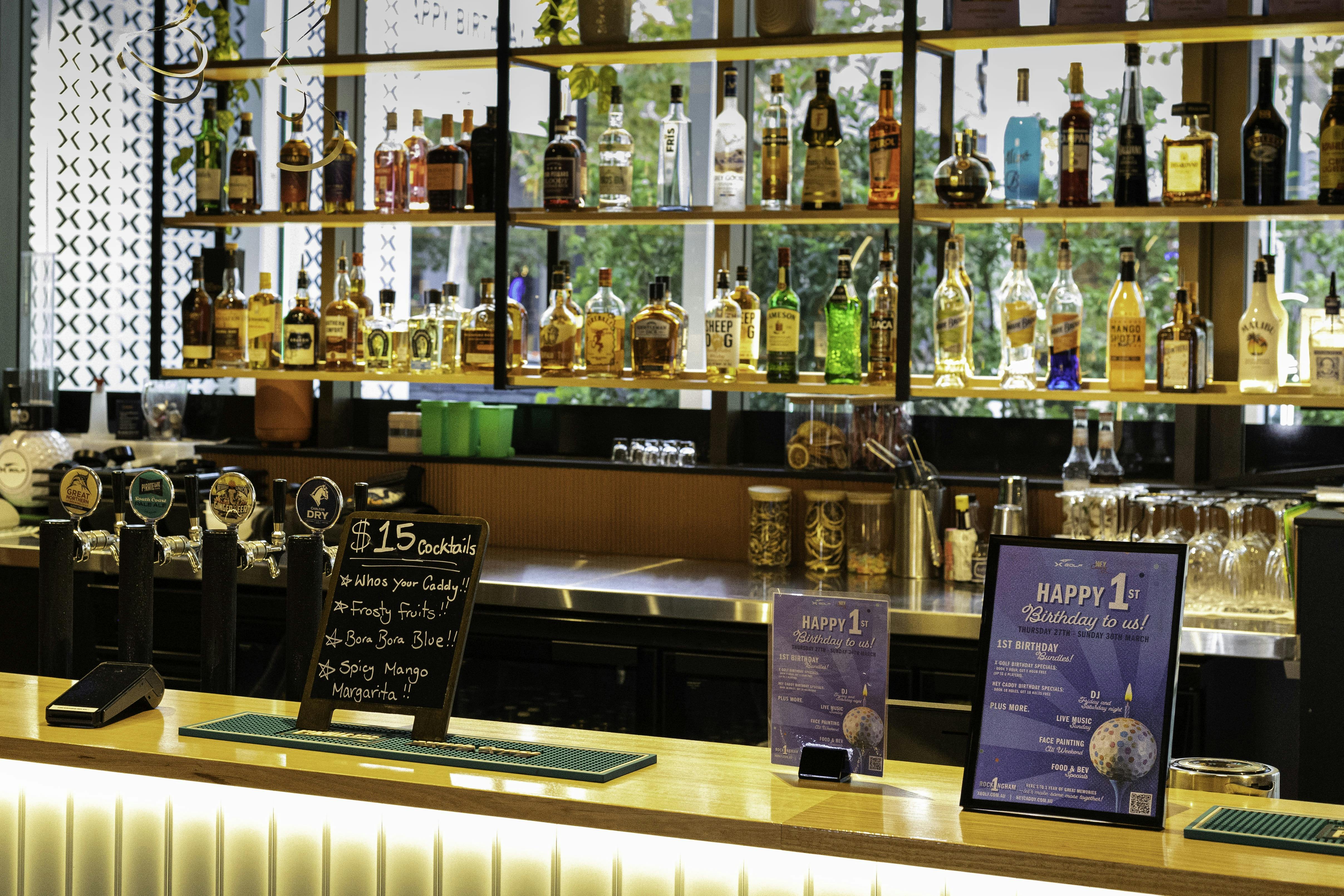 Sportsbar at X-Golf Venue