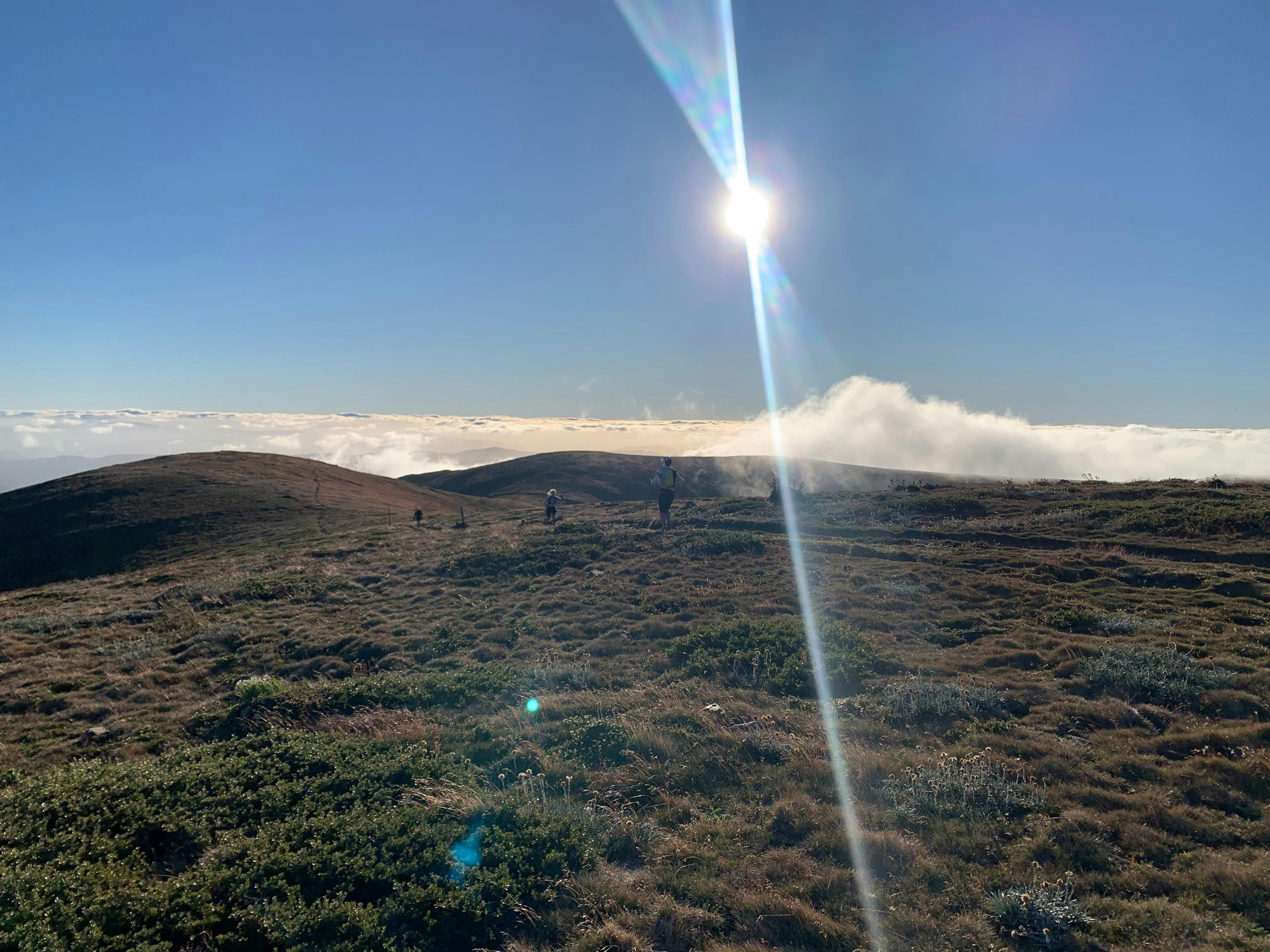 Descending from Bogong Summit
