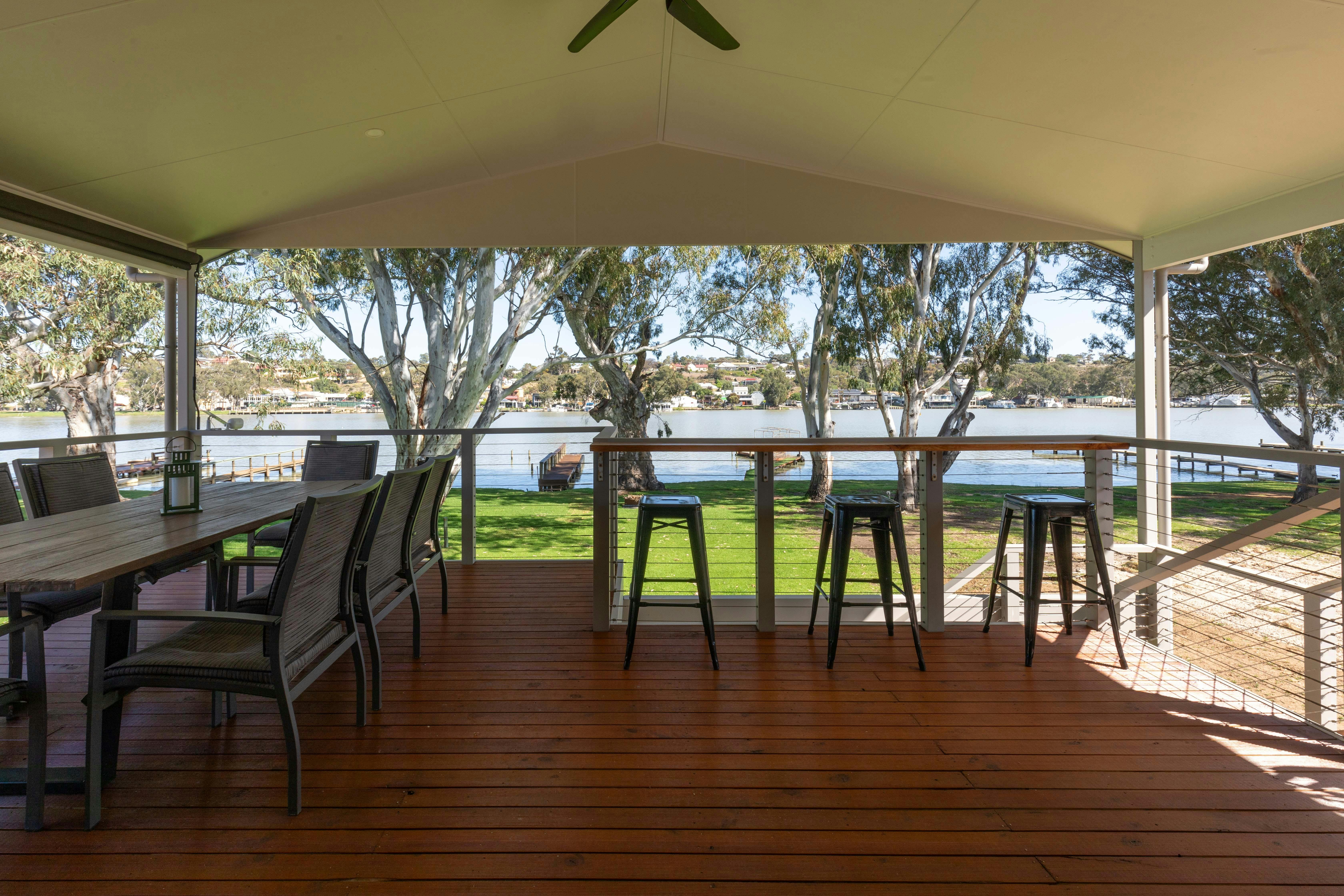 large deck for long lunches