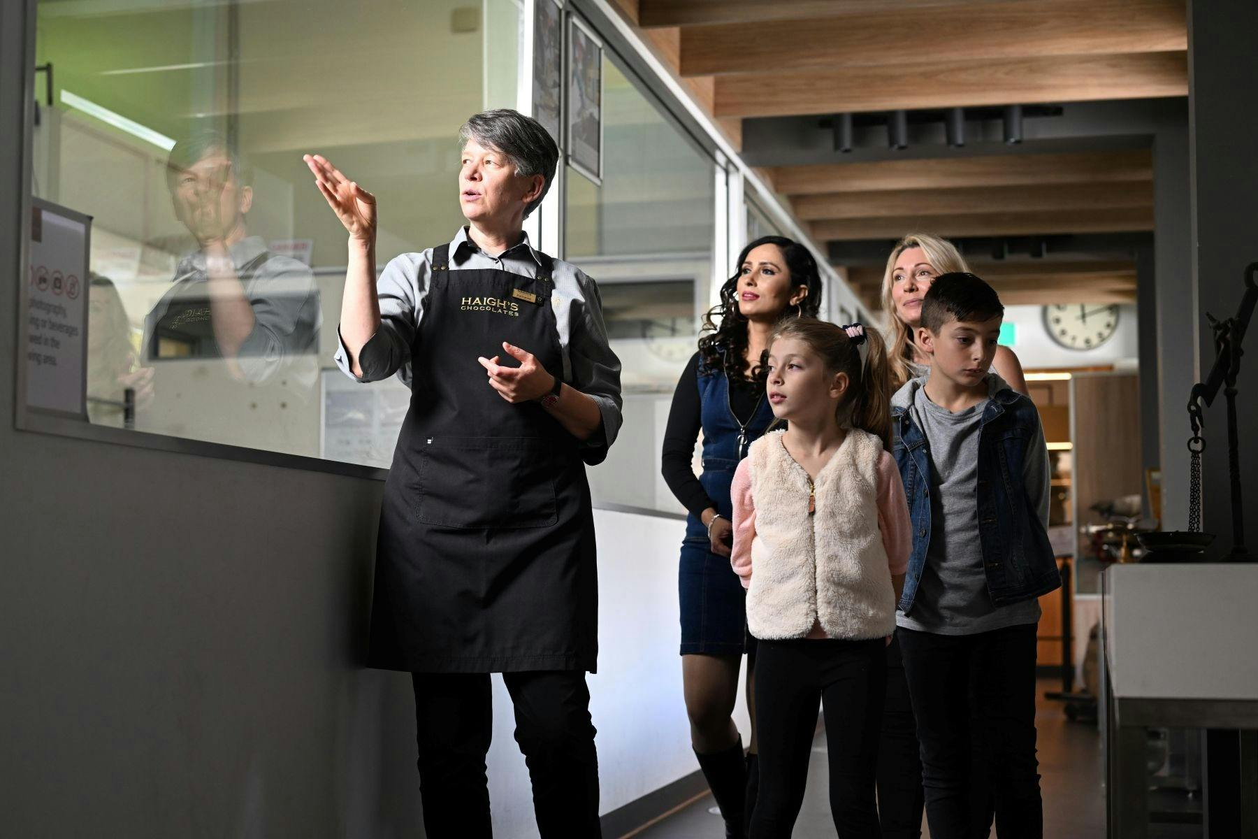 Guided chocolate experience