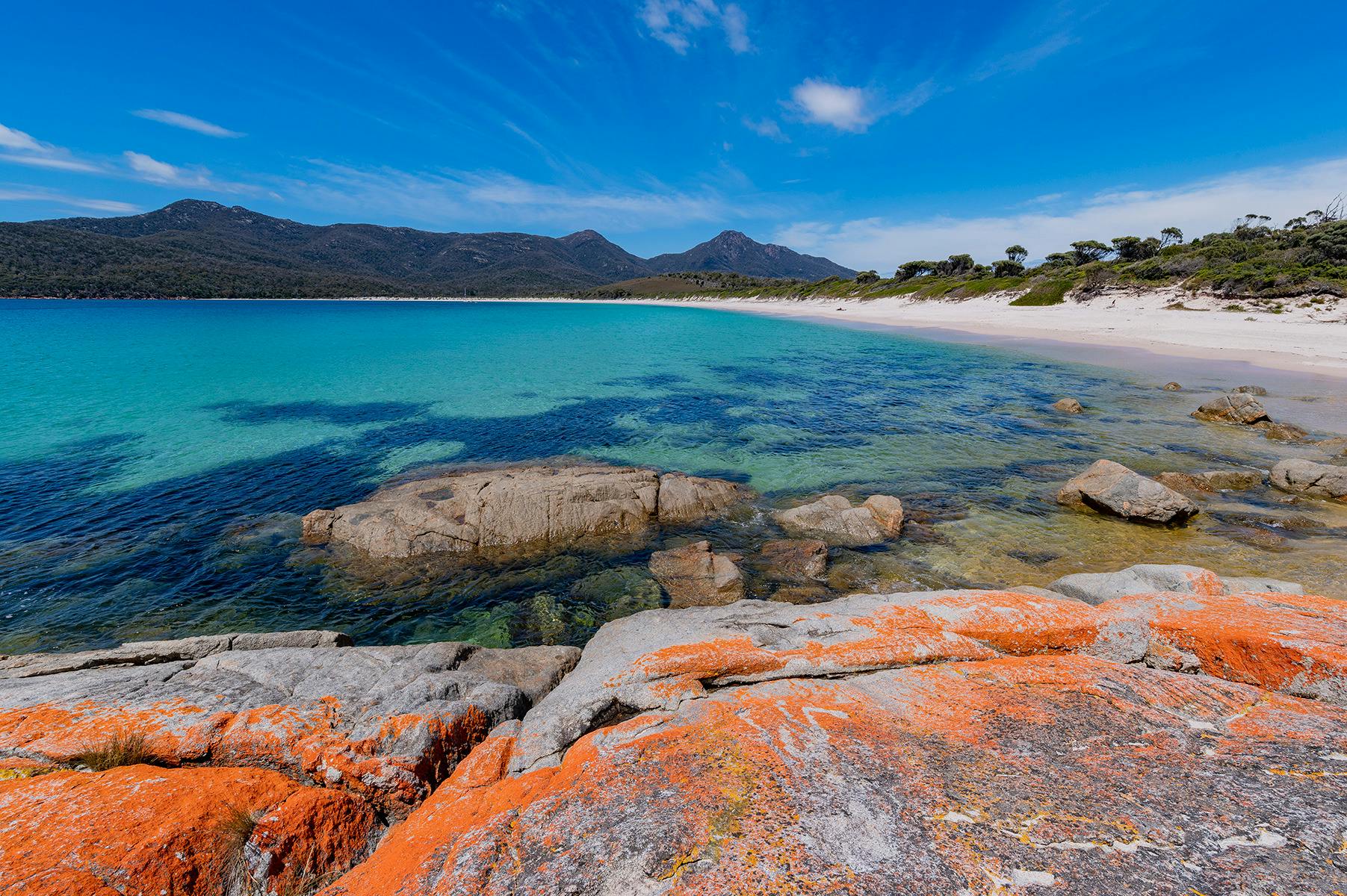 Walk to Wineglass Bay beach