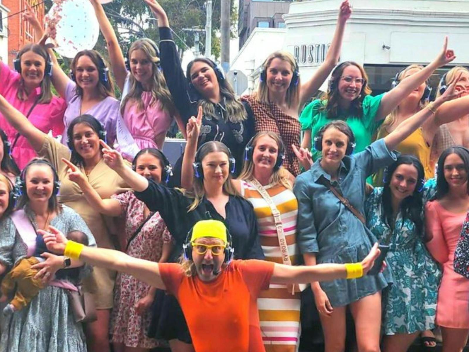 ABBA theme Silent Disco in St Kilda