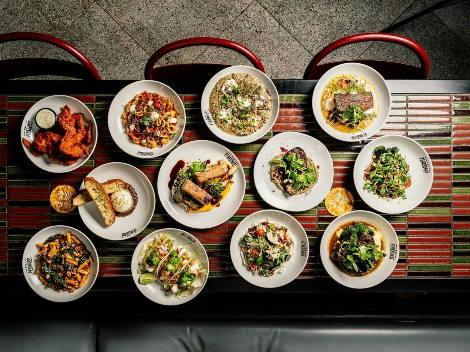 Selection of meals