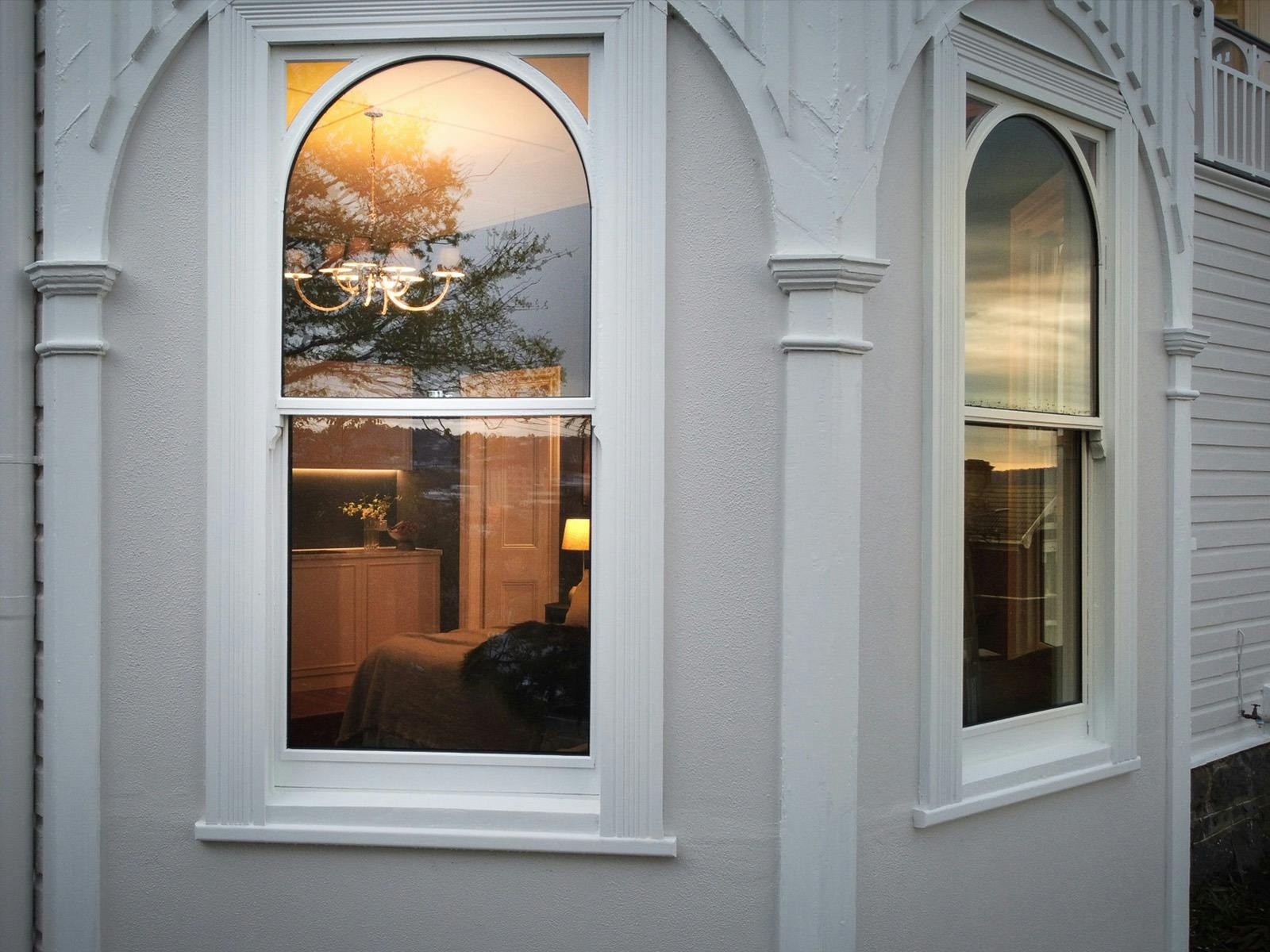 view looking inwards