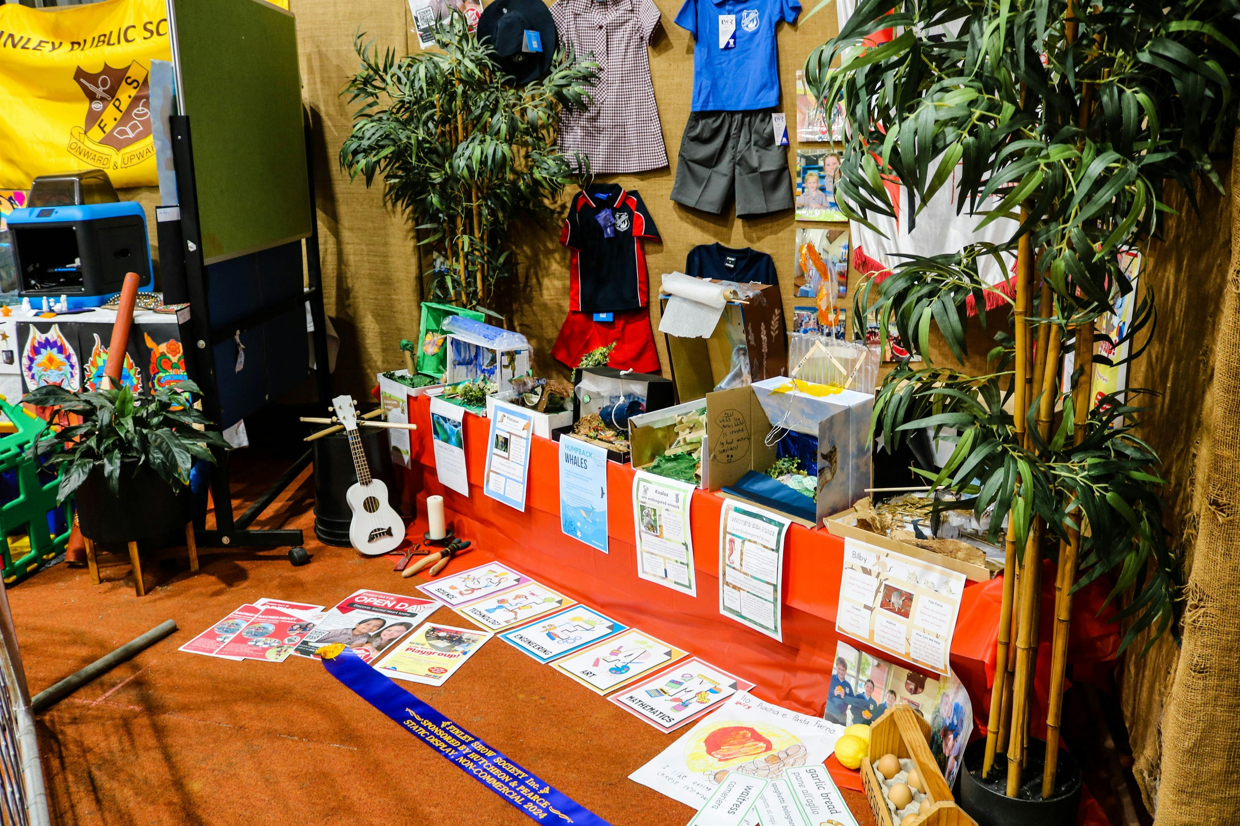 Display of schoolwork