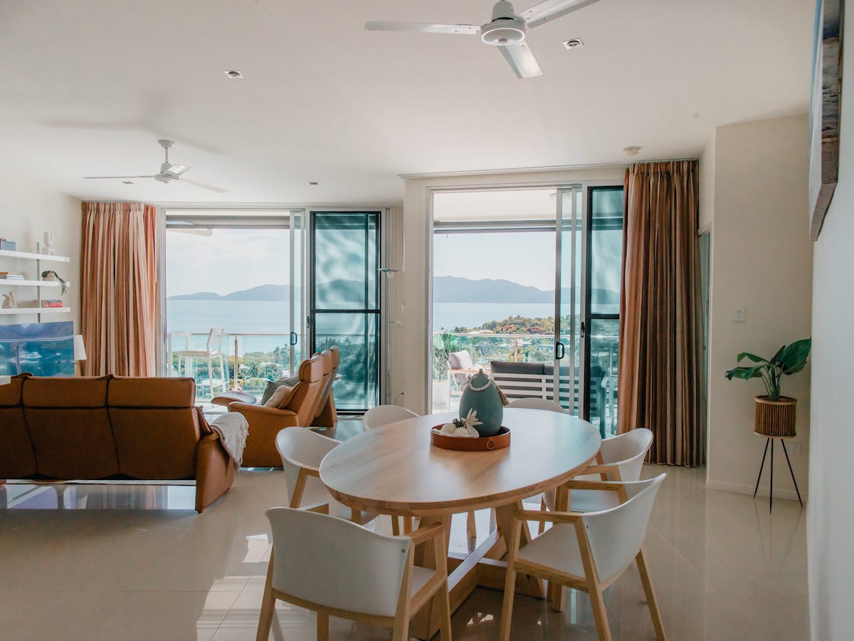 Alt text=panoramic view from lounge and dining