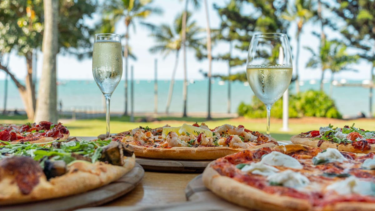 traditional and gourmet pizzas
