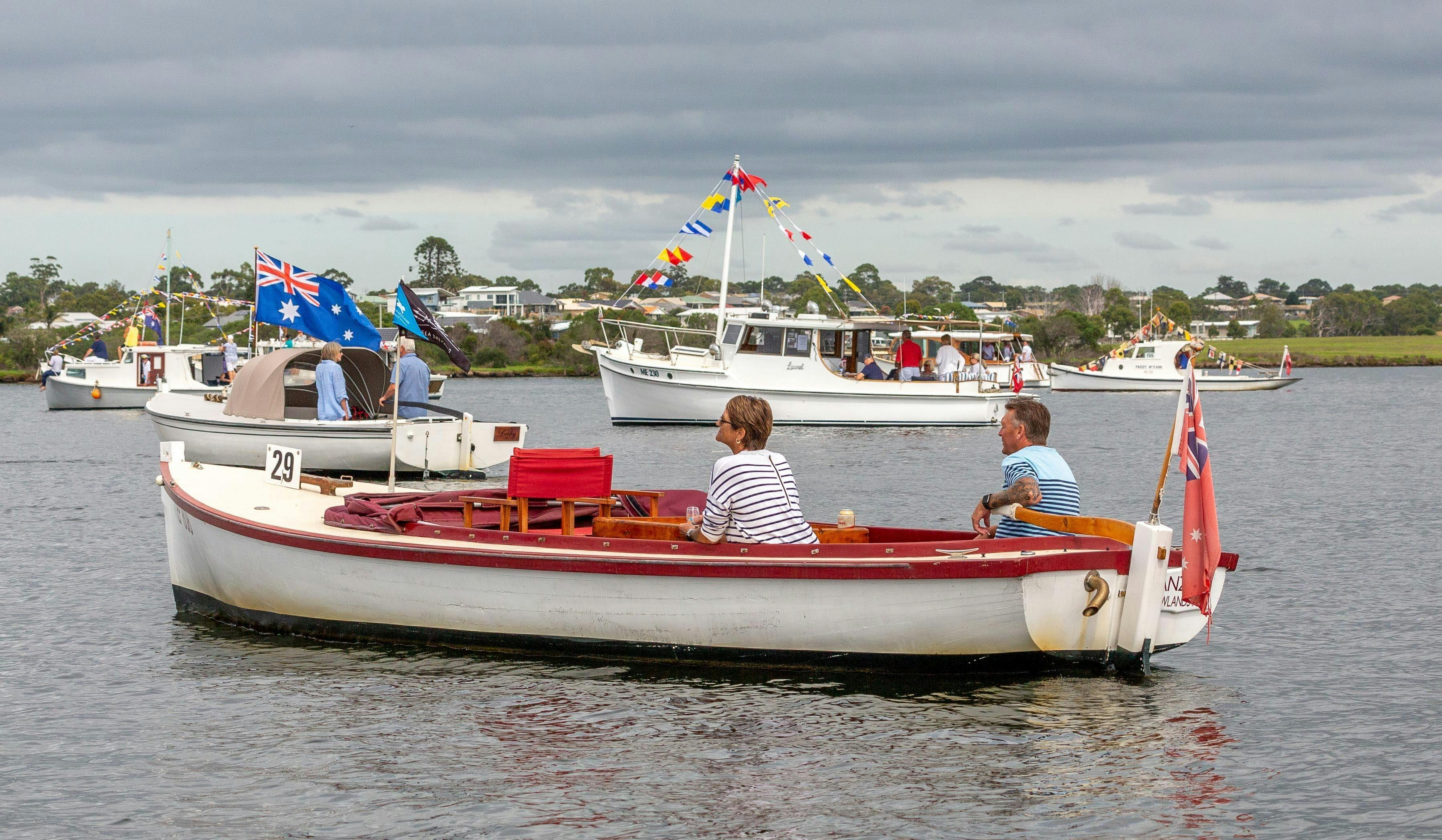Boats in the Grand Parade