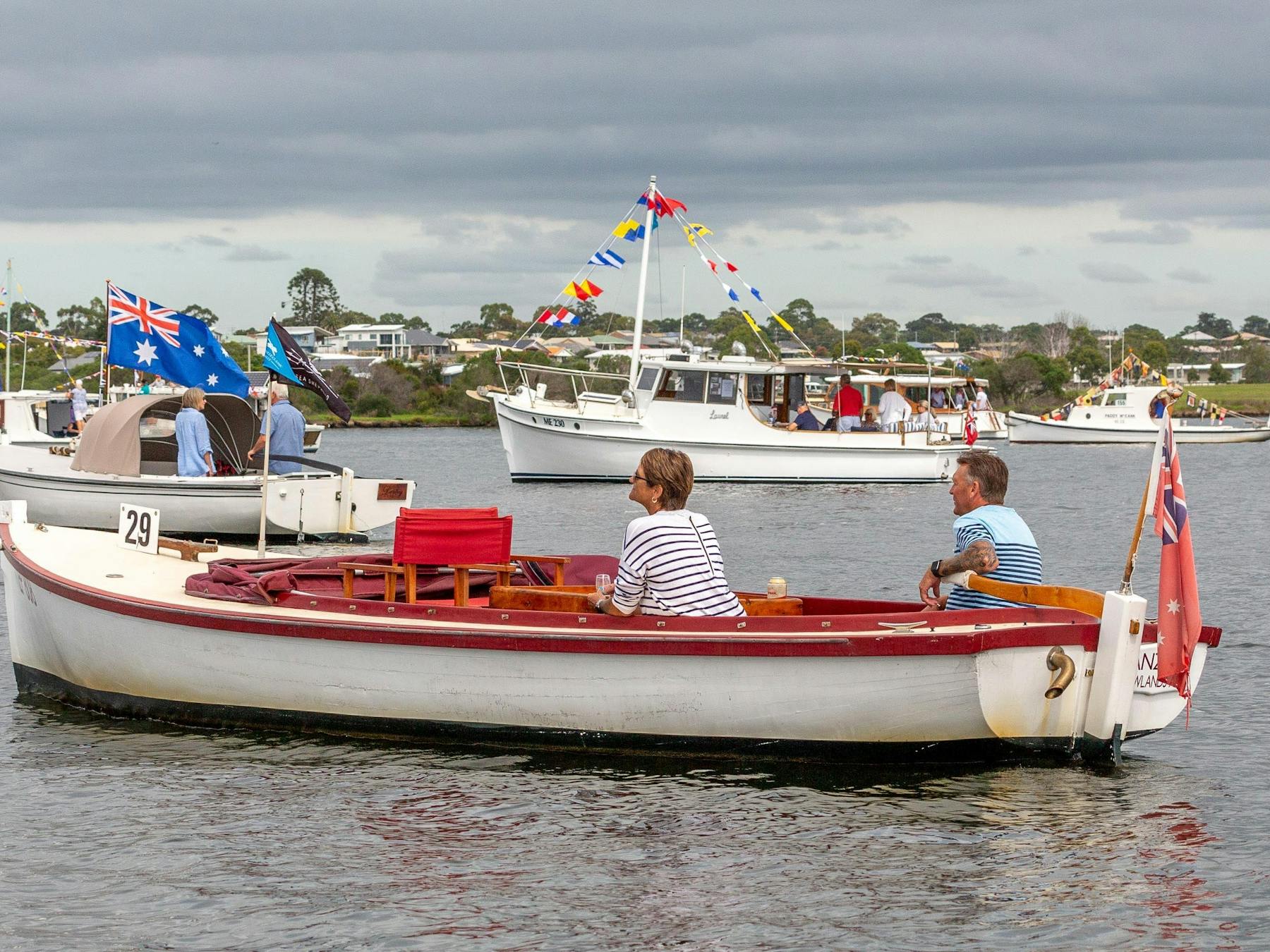 Boats in the Grand Parade