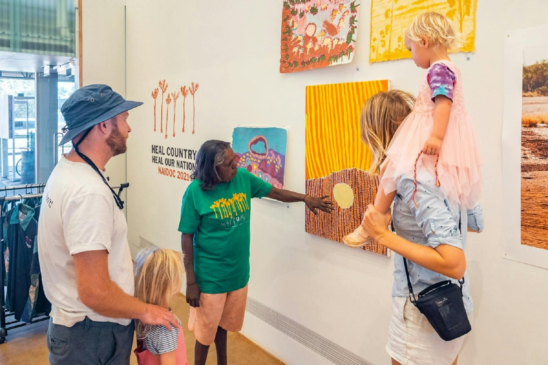 Sharing her knowledge