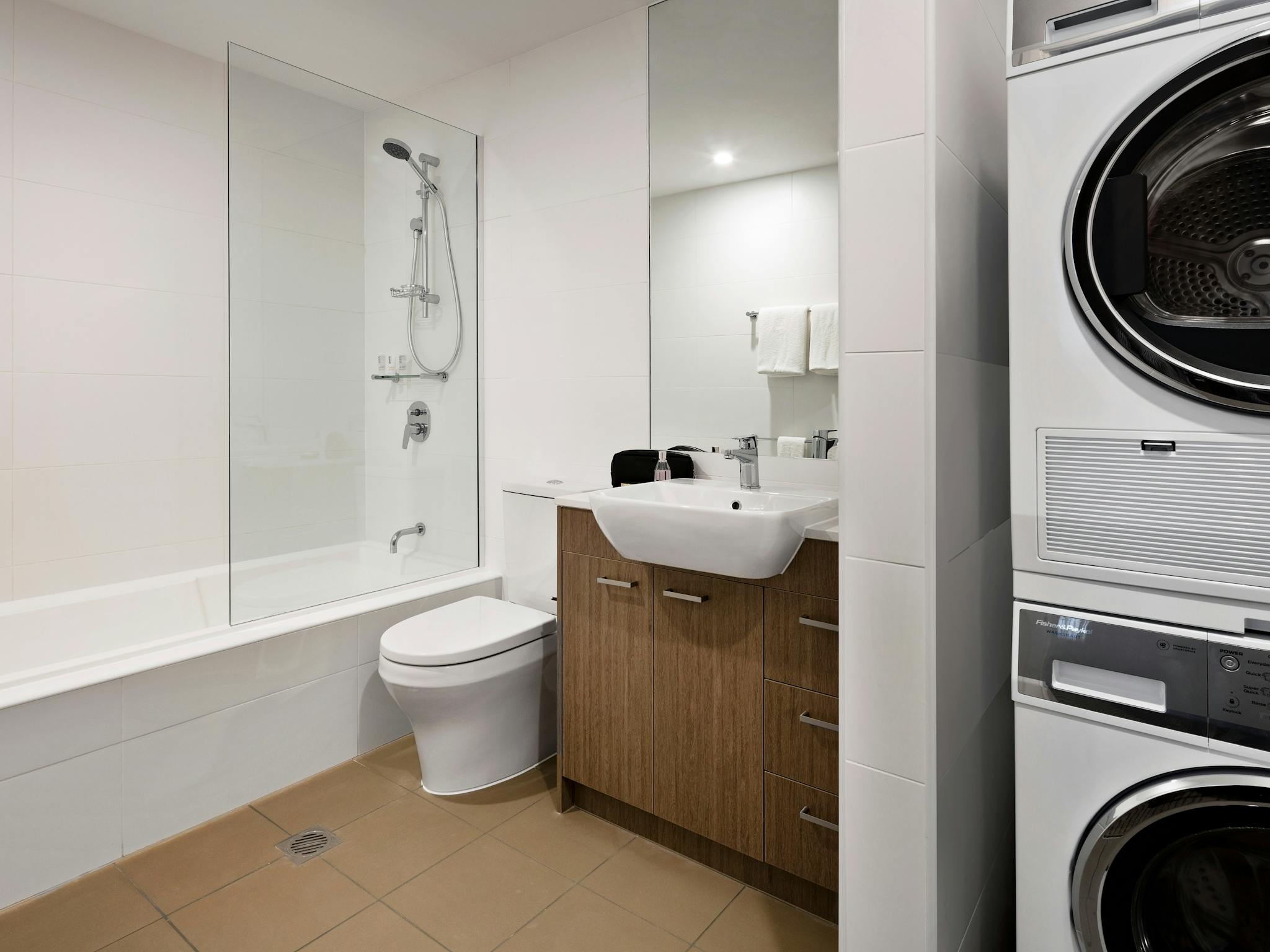 Bathroom with Laundry and Bath