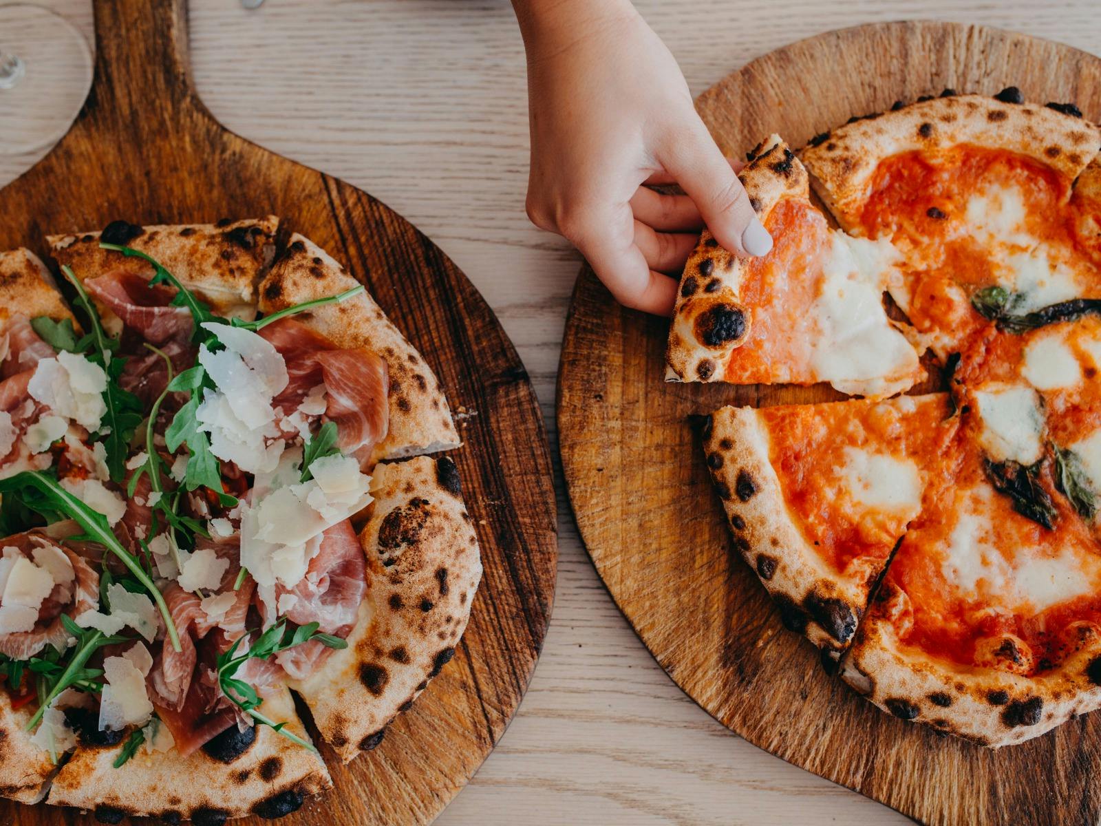 two pizzas two pizzas