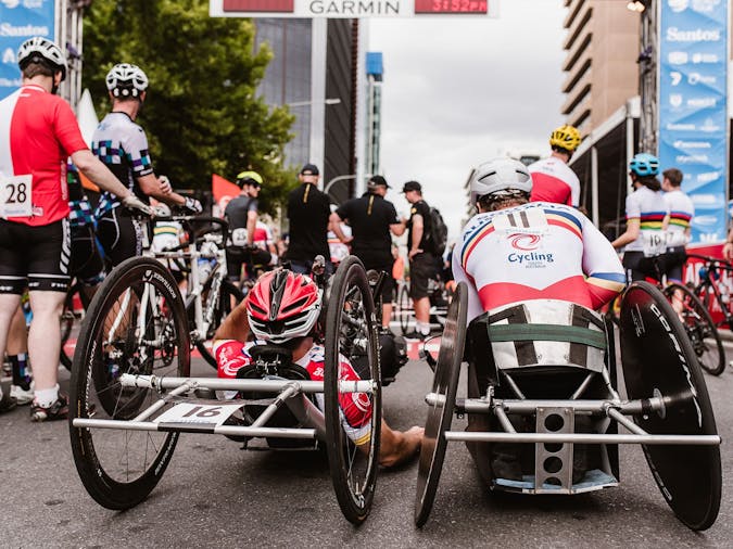 Santos Para-Cycling Team Relay part of Santos Festival of Cycling