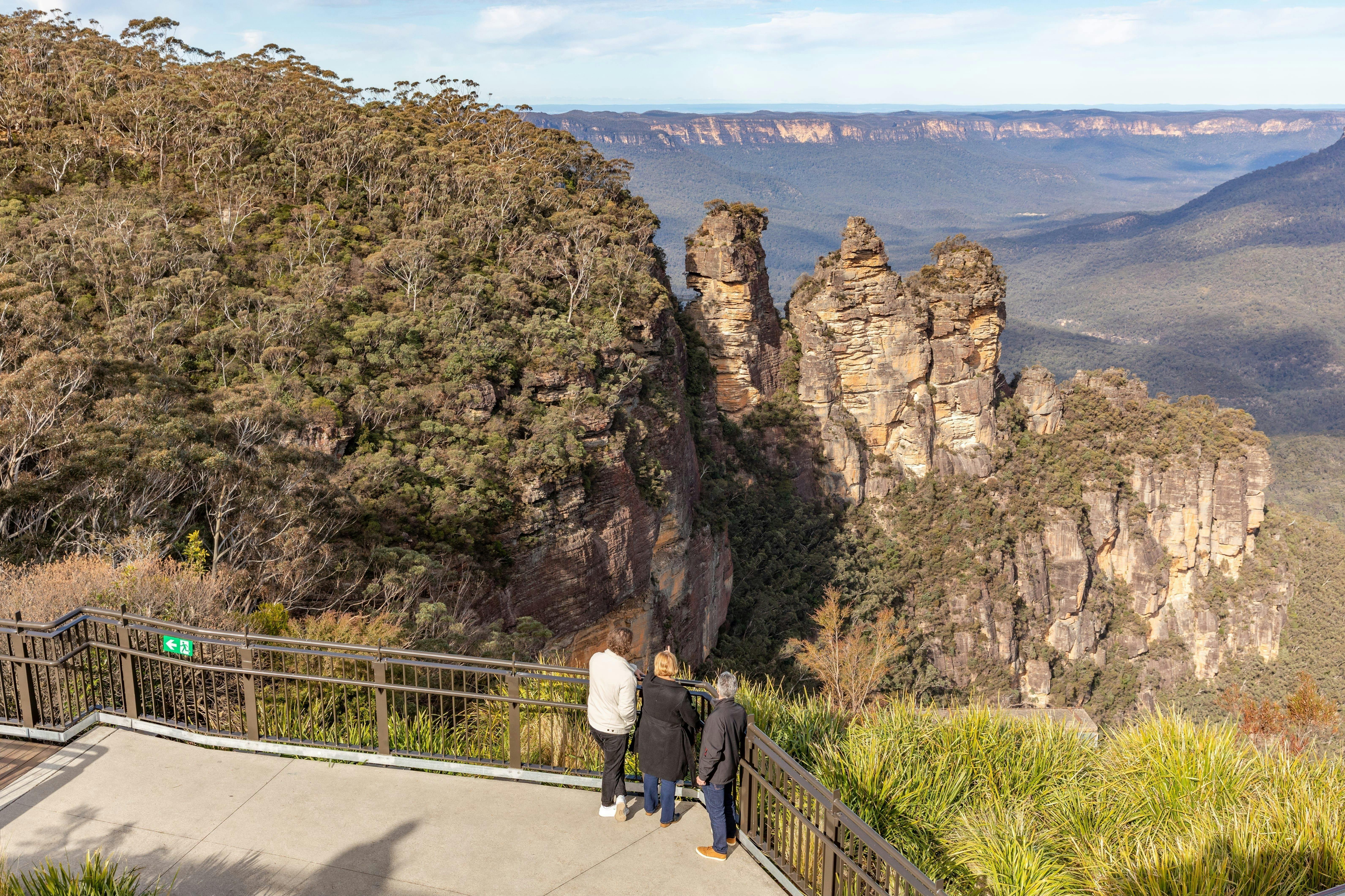 Blue Mountains - Echo Point Aussichtspunkt Reiseziel NSW 195585-56
