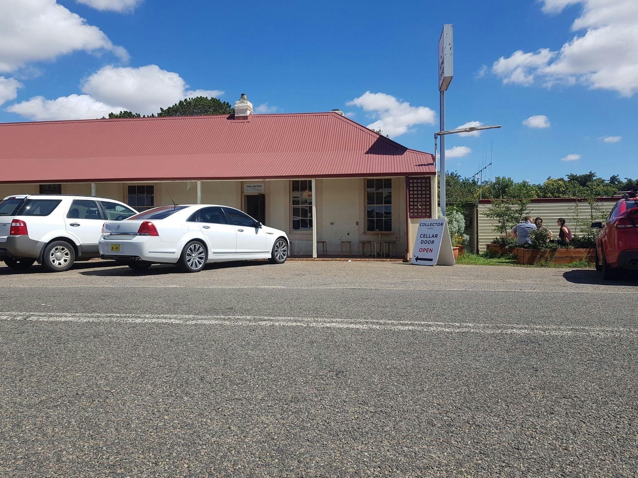 The old Collector Inn now plays host to Collector Wines charming cellar door.