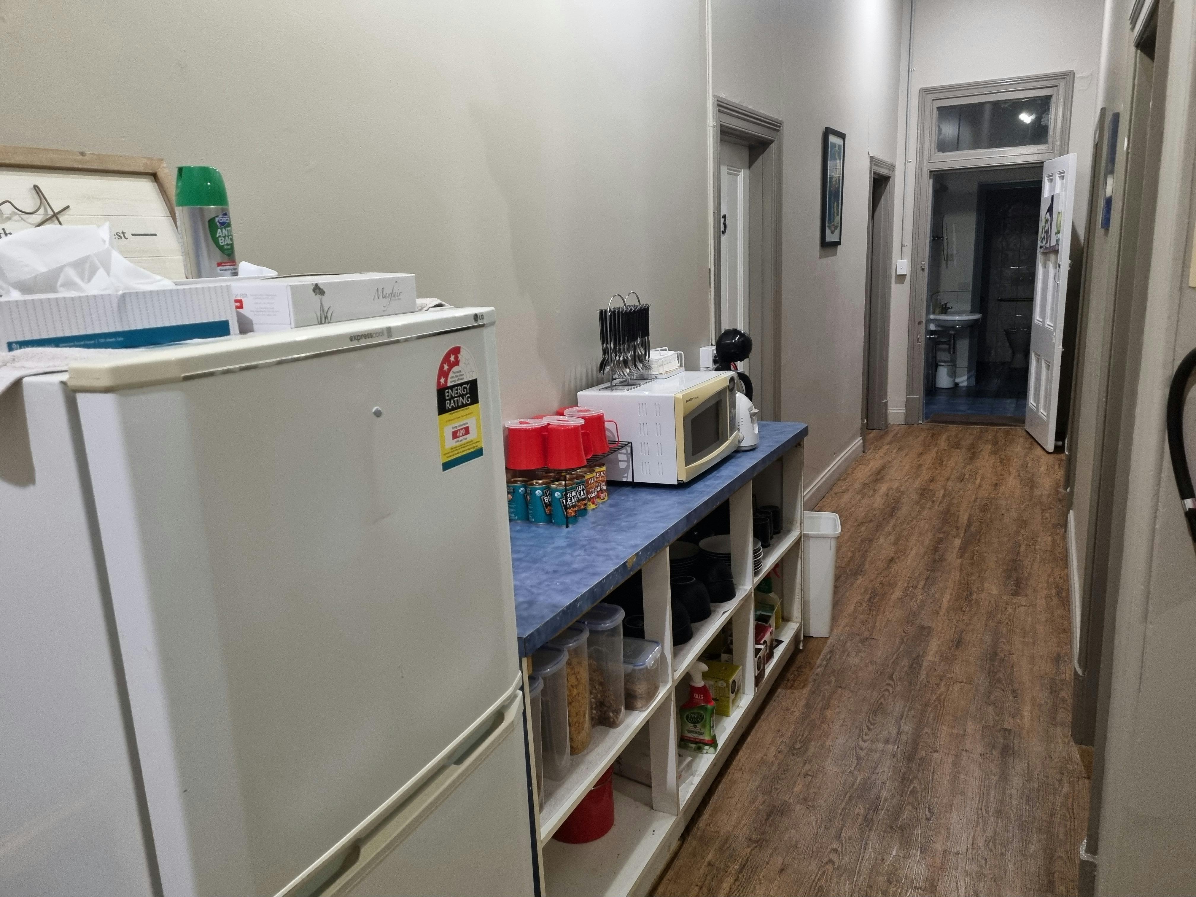 Breakfast bar and tea/coffee making facilities