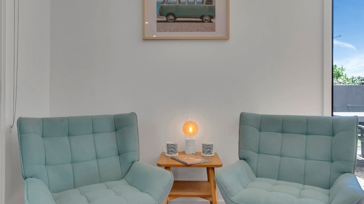 Coffee nook in living area