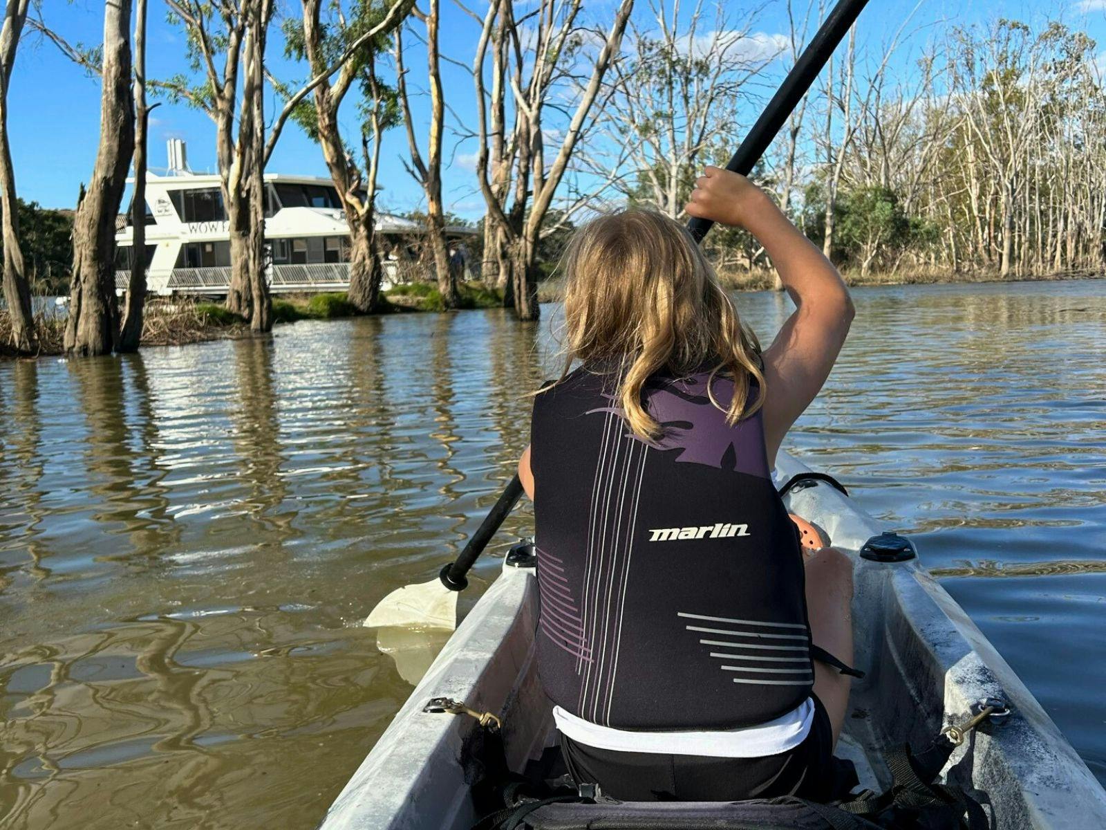 Kayaking the River Murray