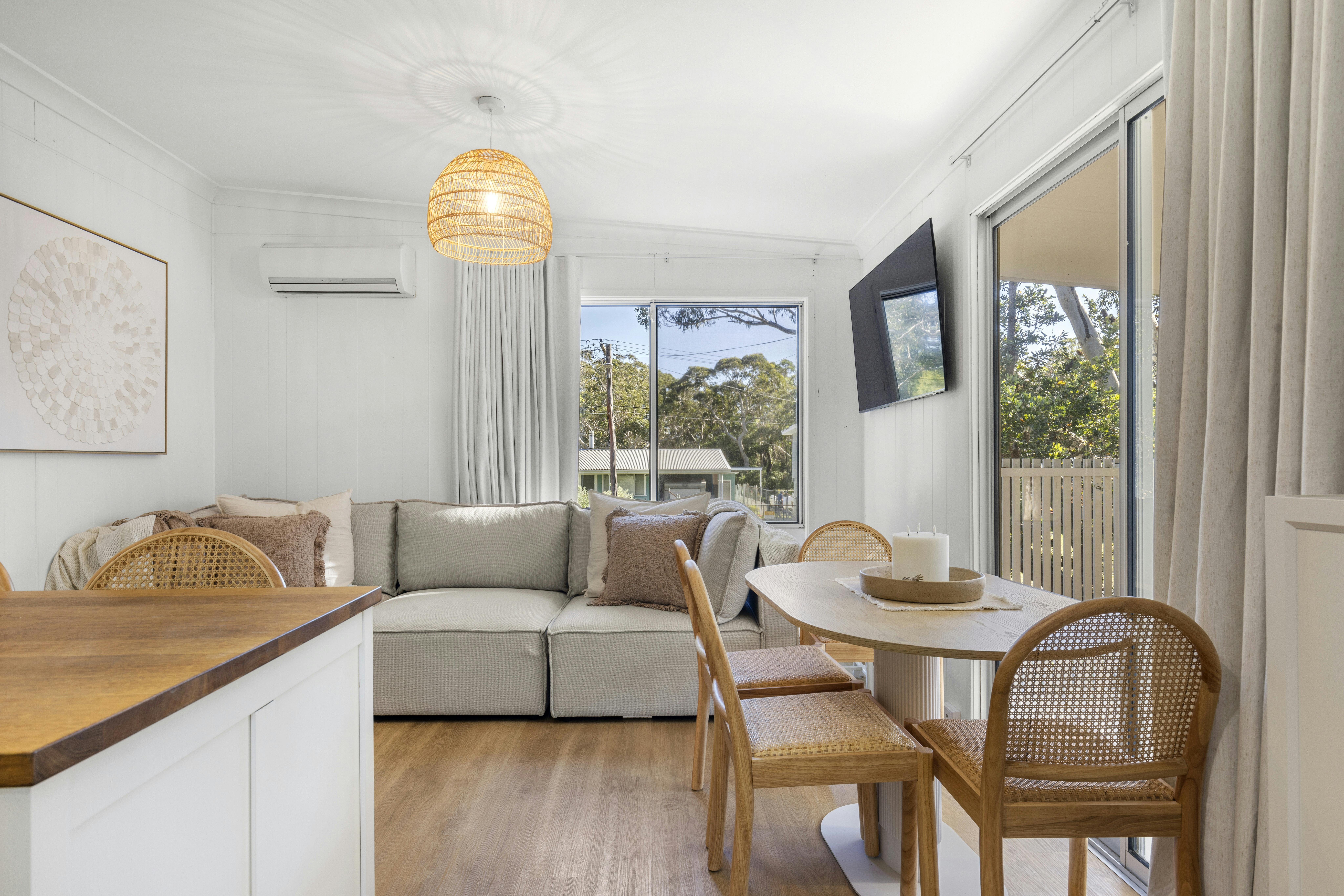 Living Room and Dining Area