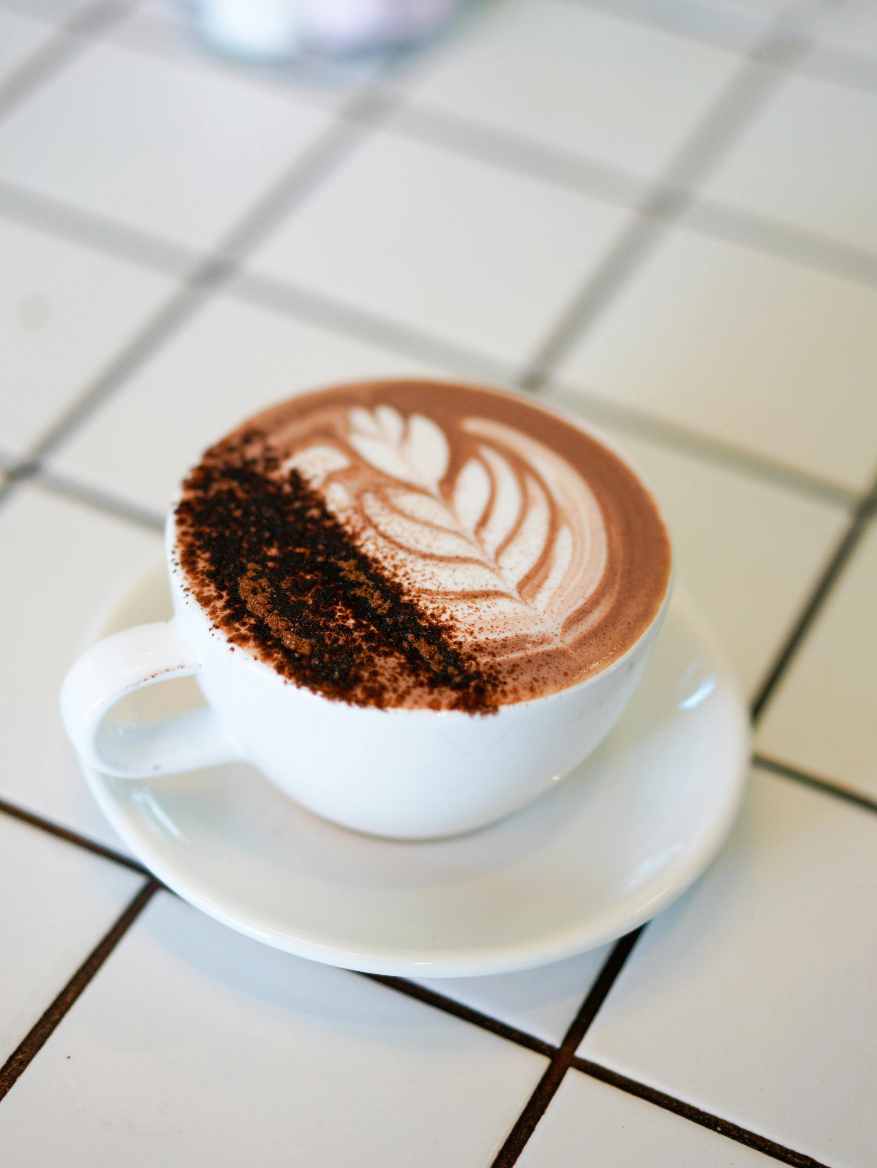 Barista made coffee at Dune Cafe