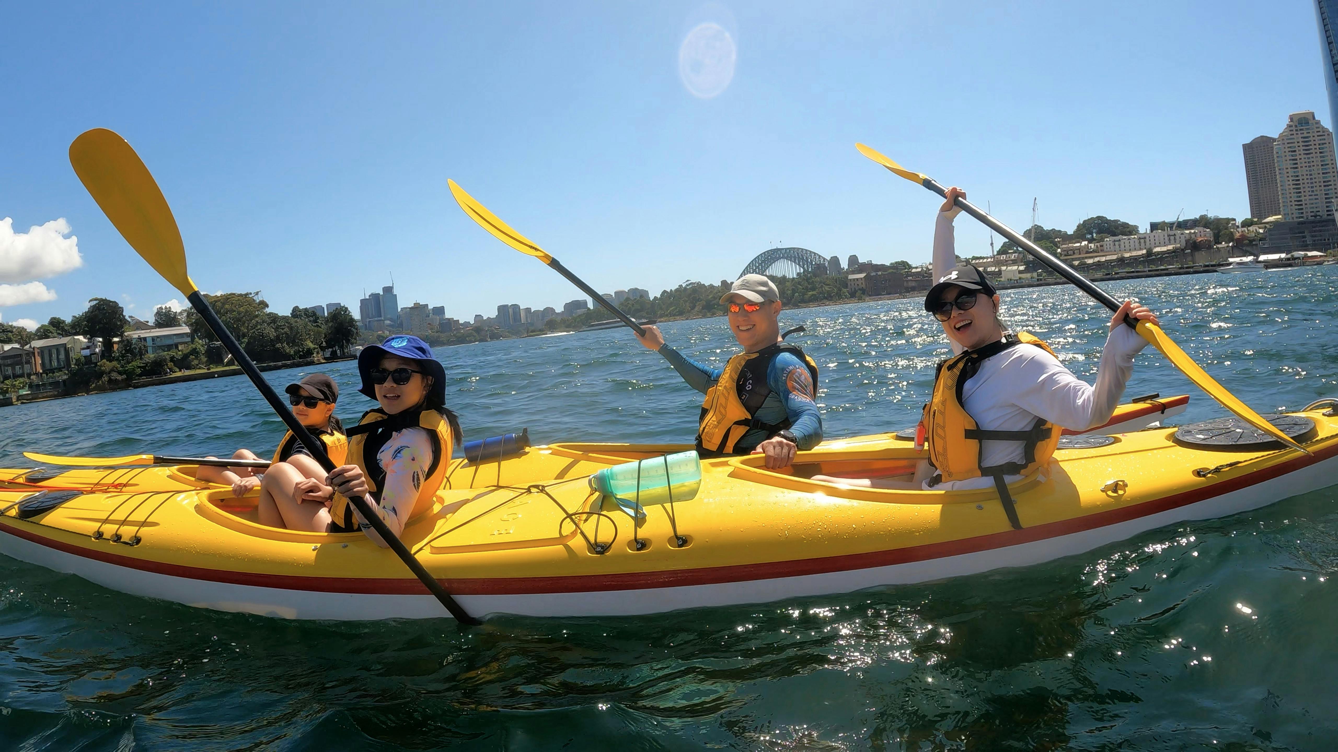 kayaking with children