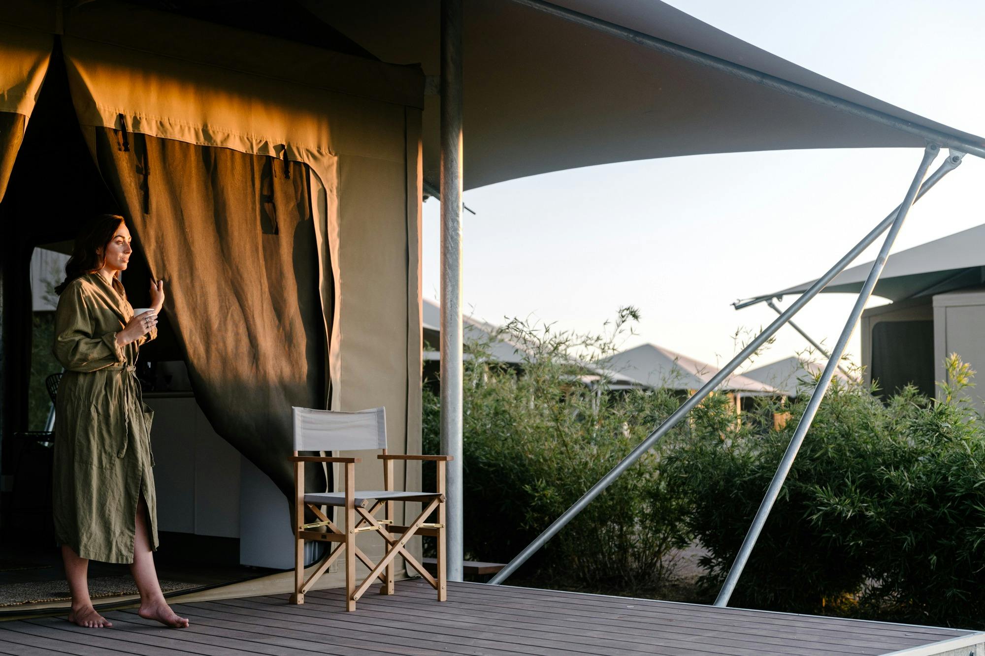 Gidyea tent deck