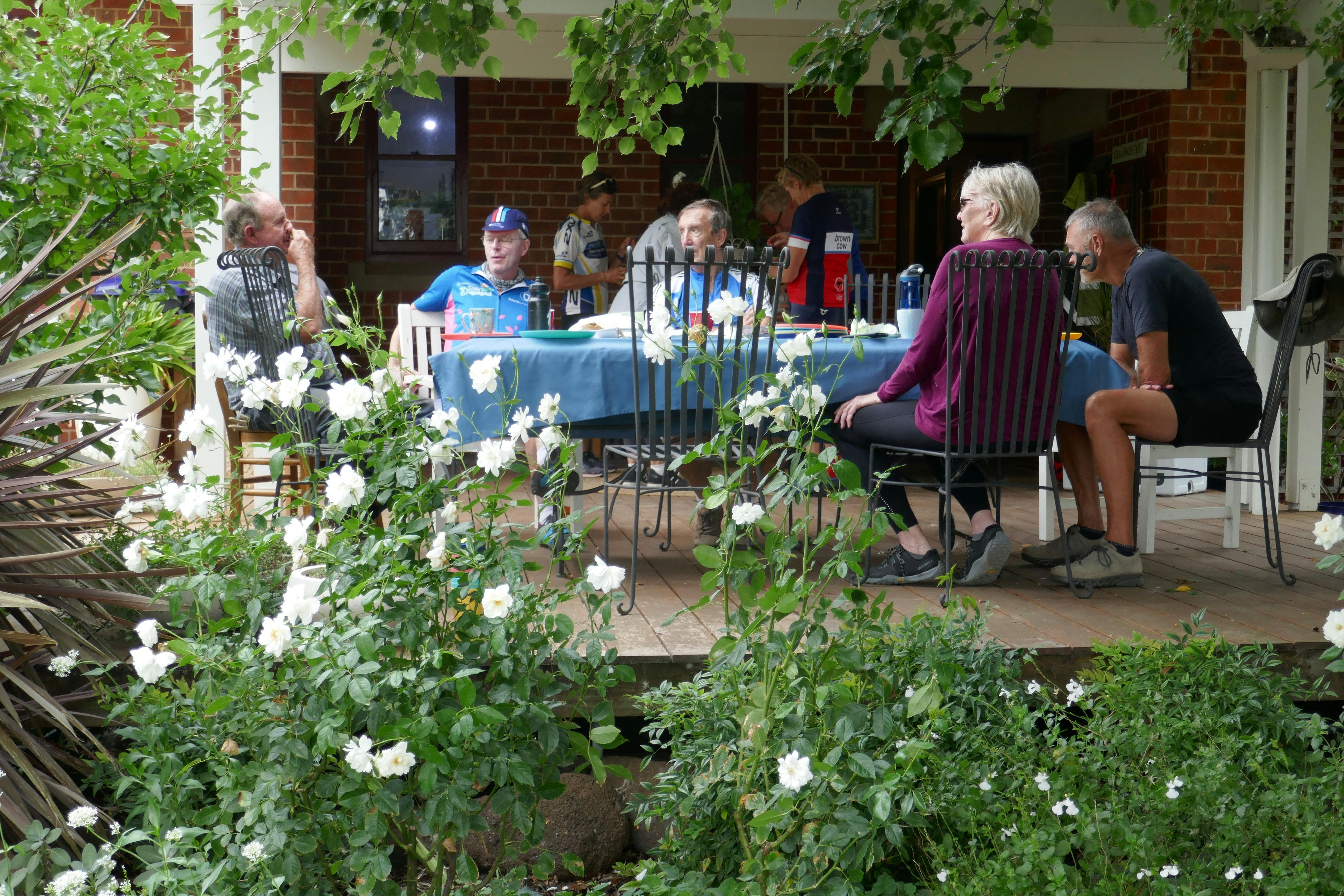 Meeting local people