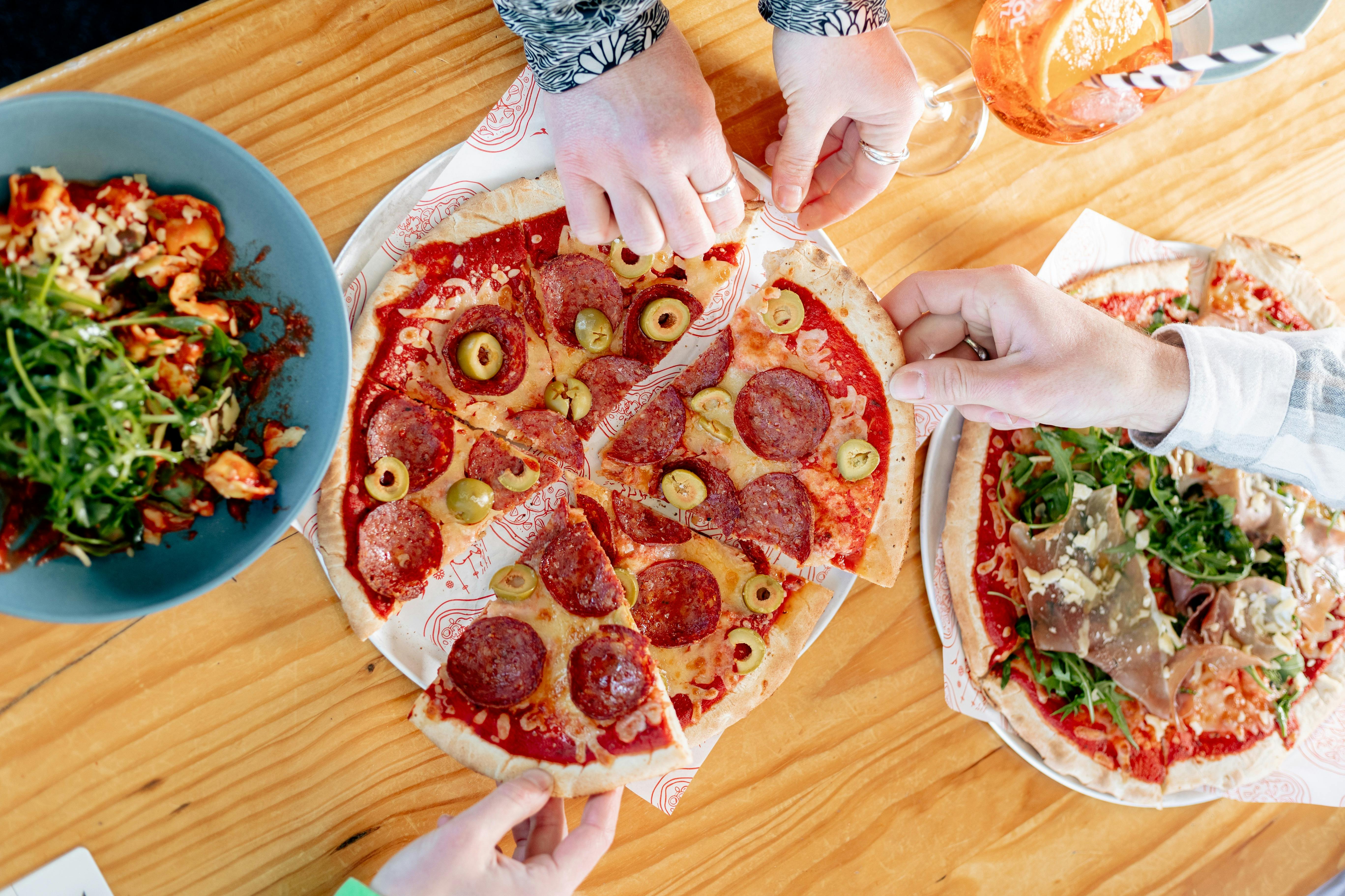 Eagles Nest, the highest restaurant in Australia featuring our signature Pepperoni Pizza