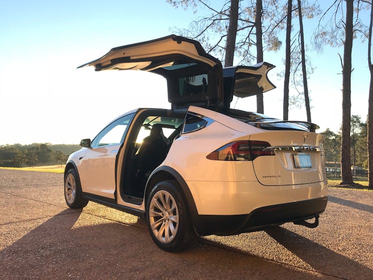 The Limousine Line - Zero Emissions, fully Electric Tesla X
