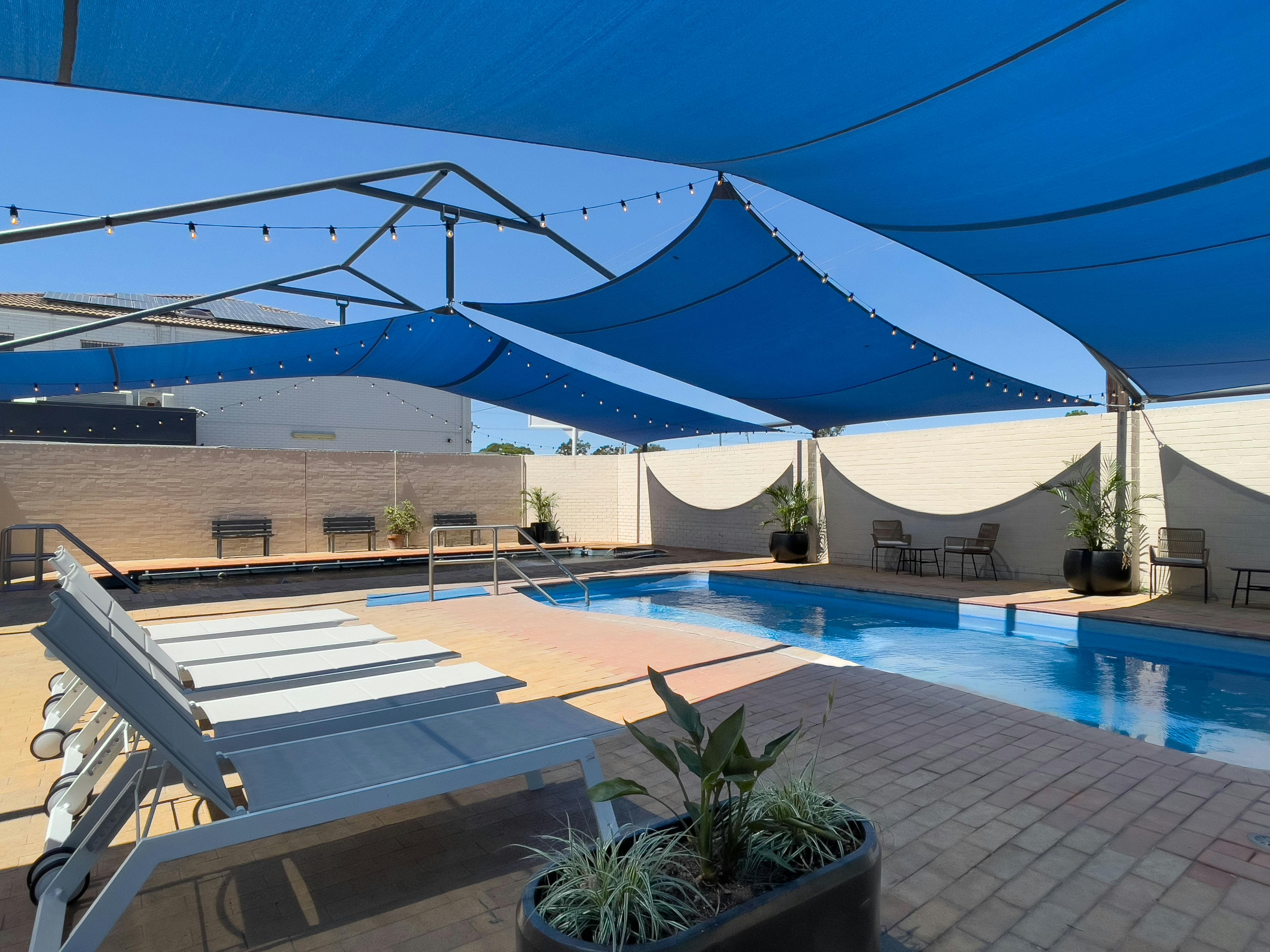 Outdoor Thermal Artesian Pool and Swimming Pool