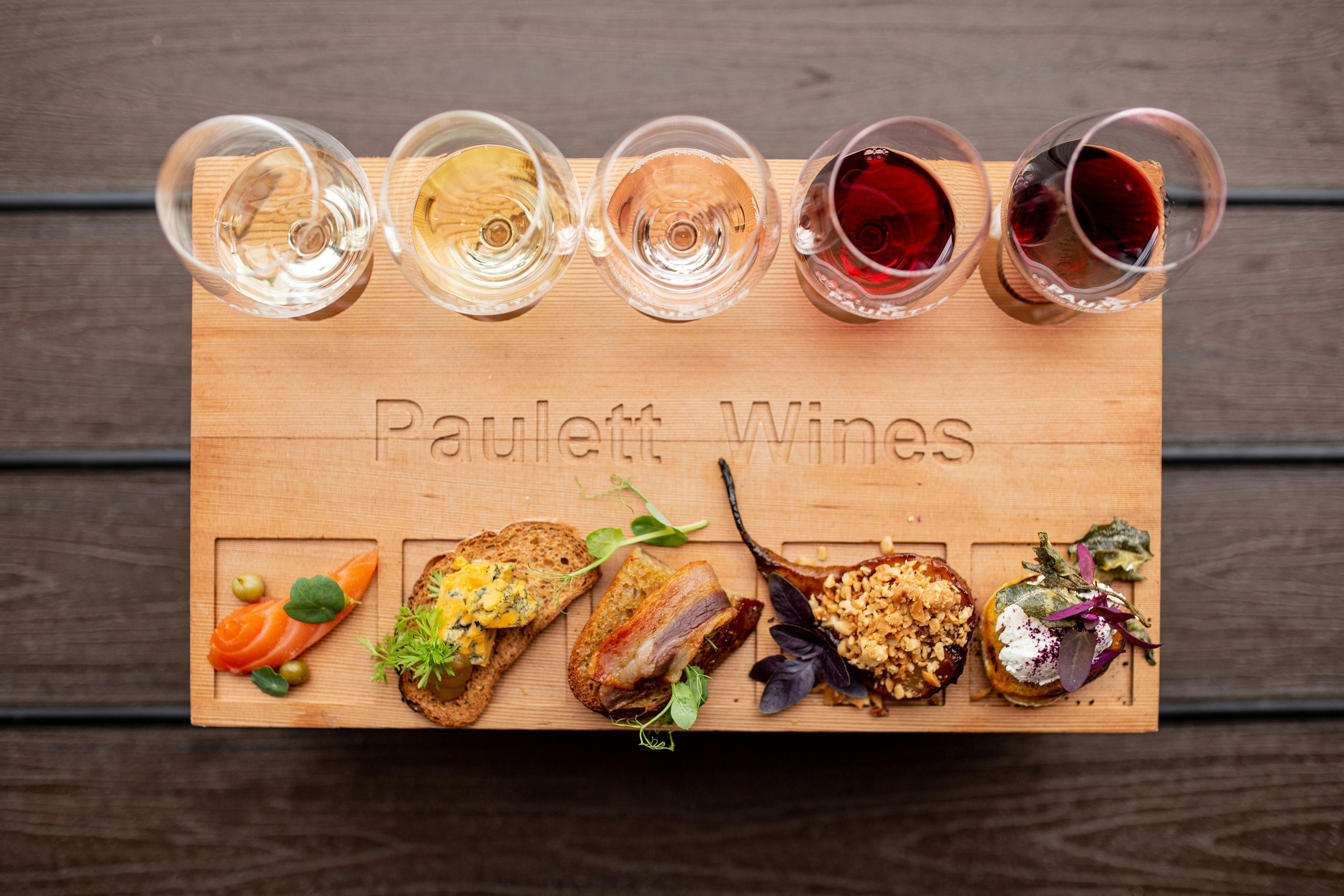 Pauletts Canape & Wine Flight Experience