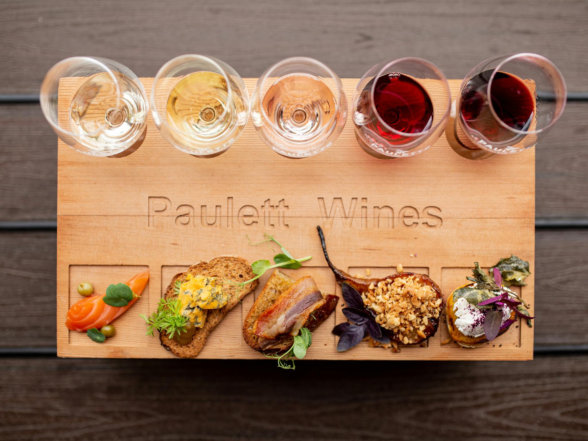 Pauletts Canape & Wine Flight Experience