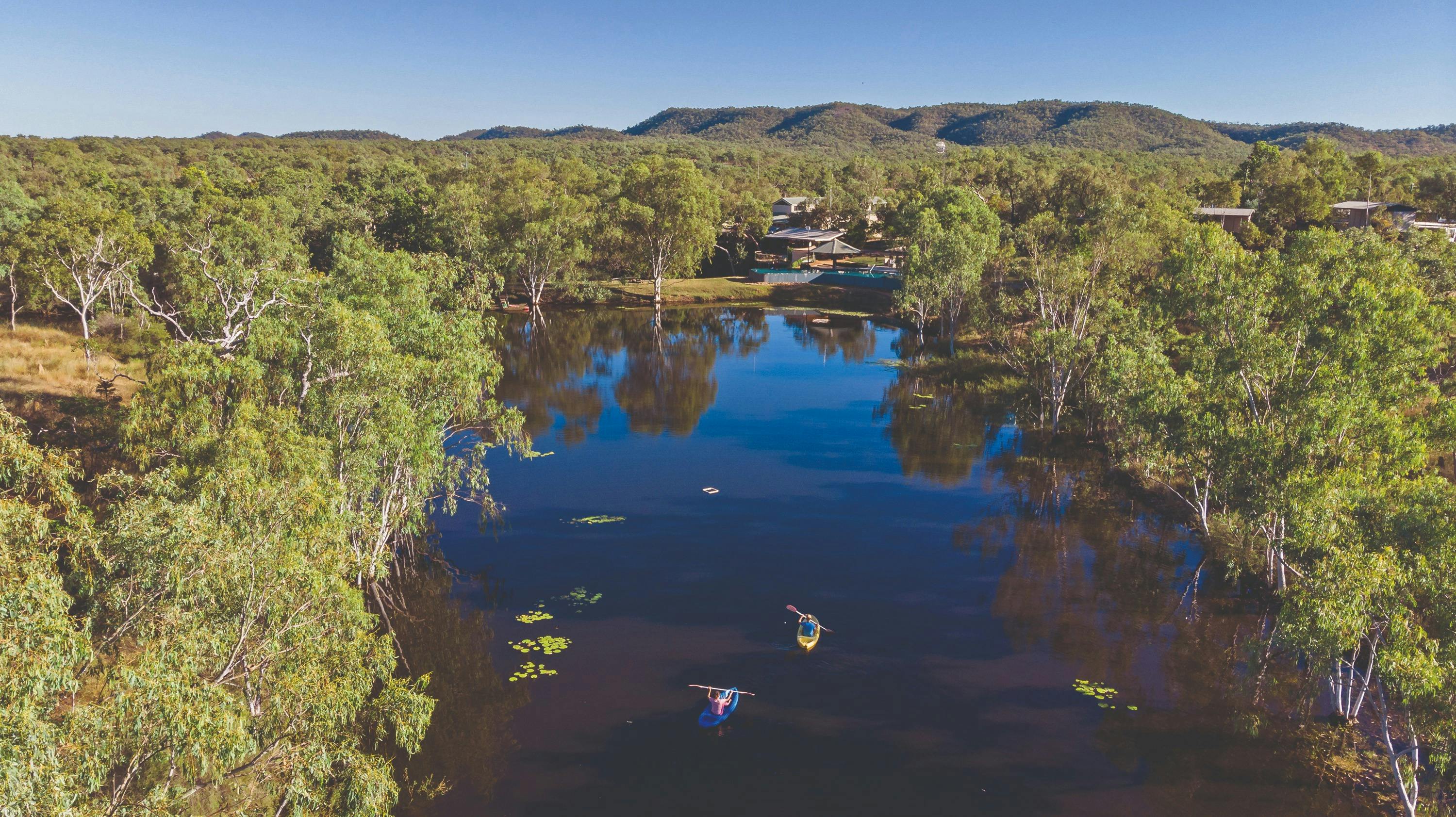 Kayaking Cobbold Gorge