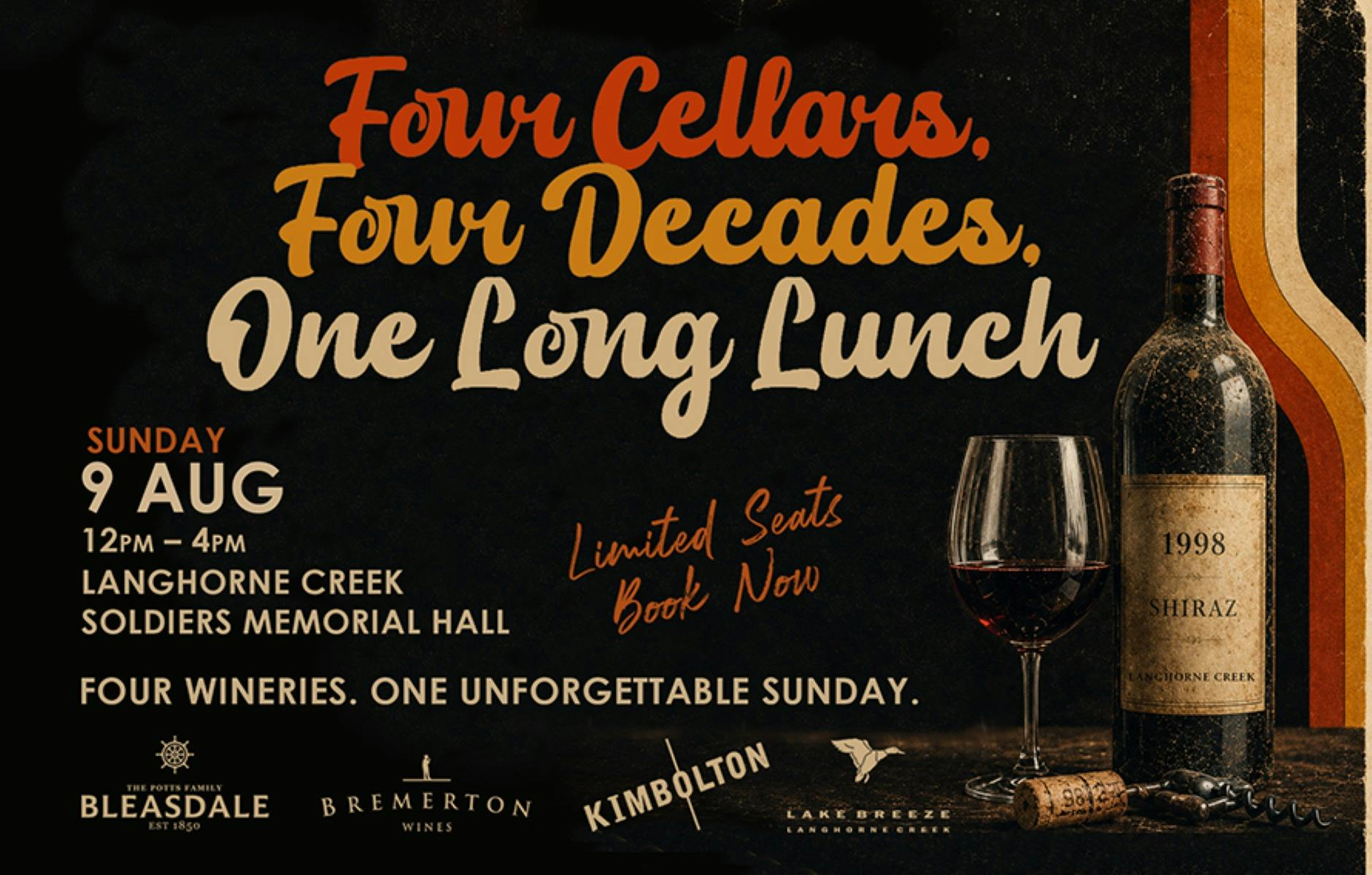 Four Cellars. Four Decades. One Long Lunch.