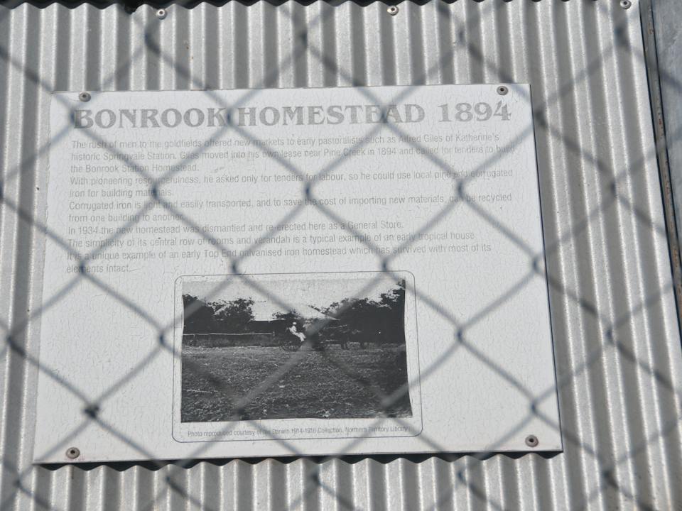 Interpretative panel within the site.