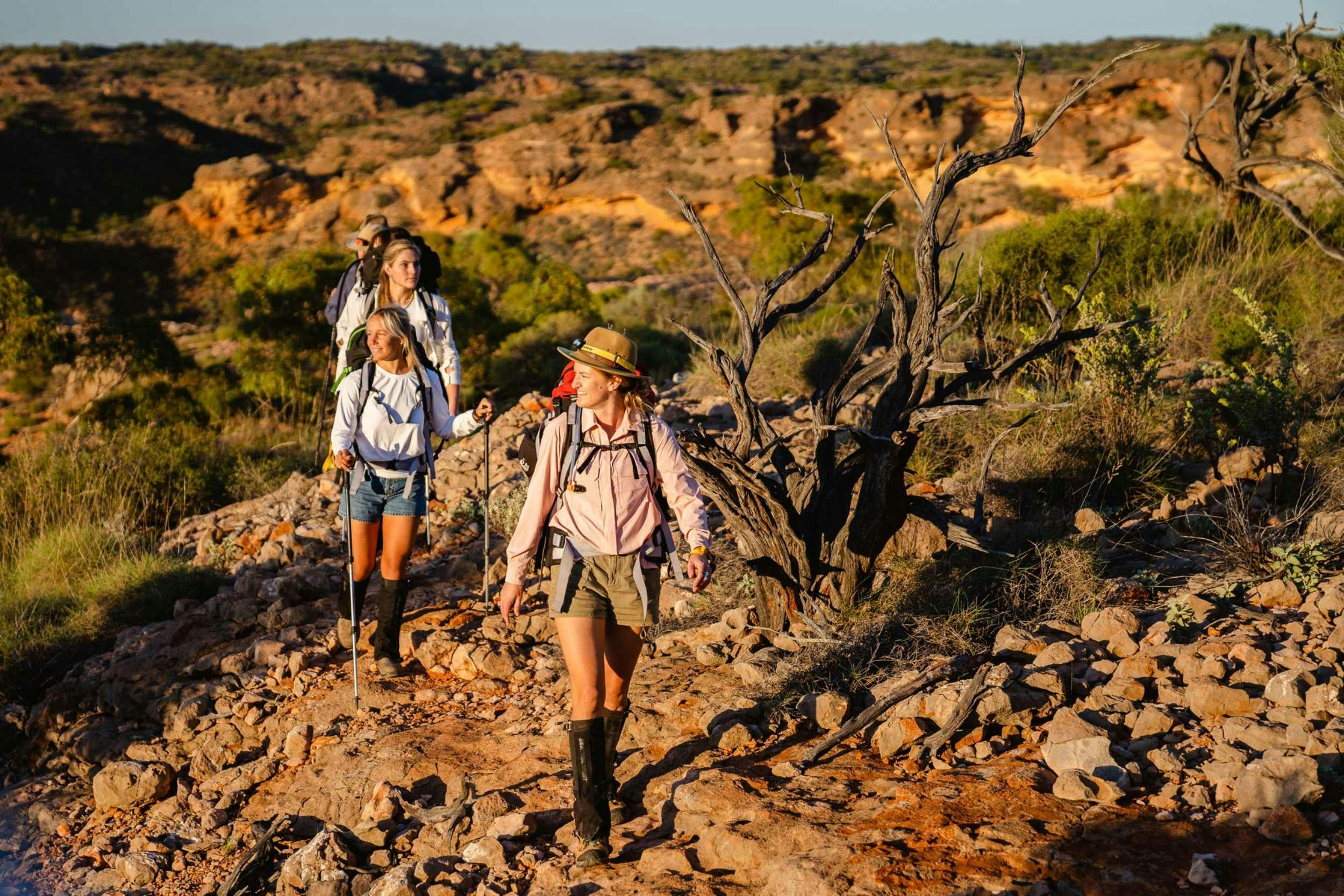 Hiking the red ramparts of Cape Range National Park
