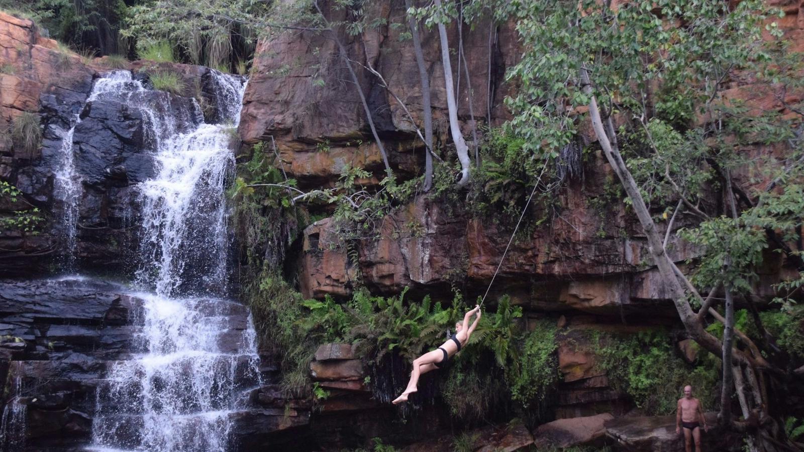 Fun at Galvan's Gorge- Gibb River Road