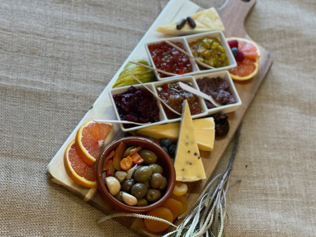 The Jester Cafe is open Saturday and Sunday for gourmet platters by appointment.
