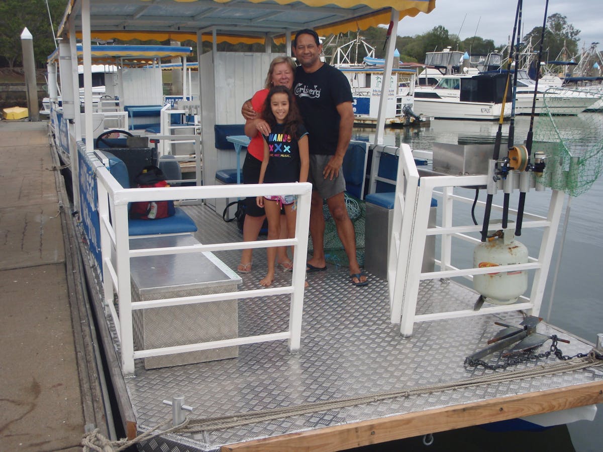 8-person BBQ boat