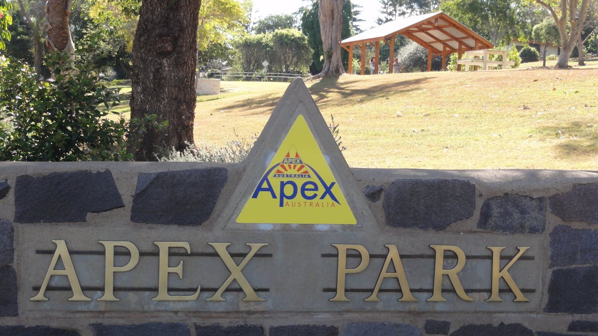 Entry into Apex Park