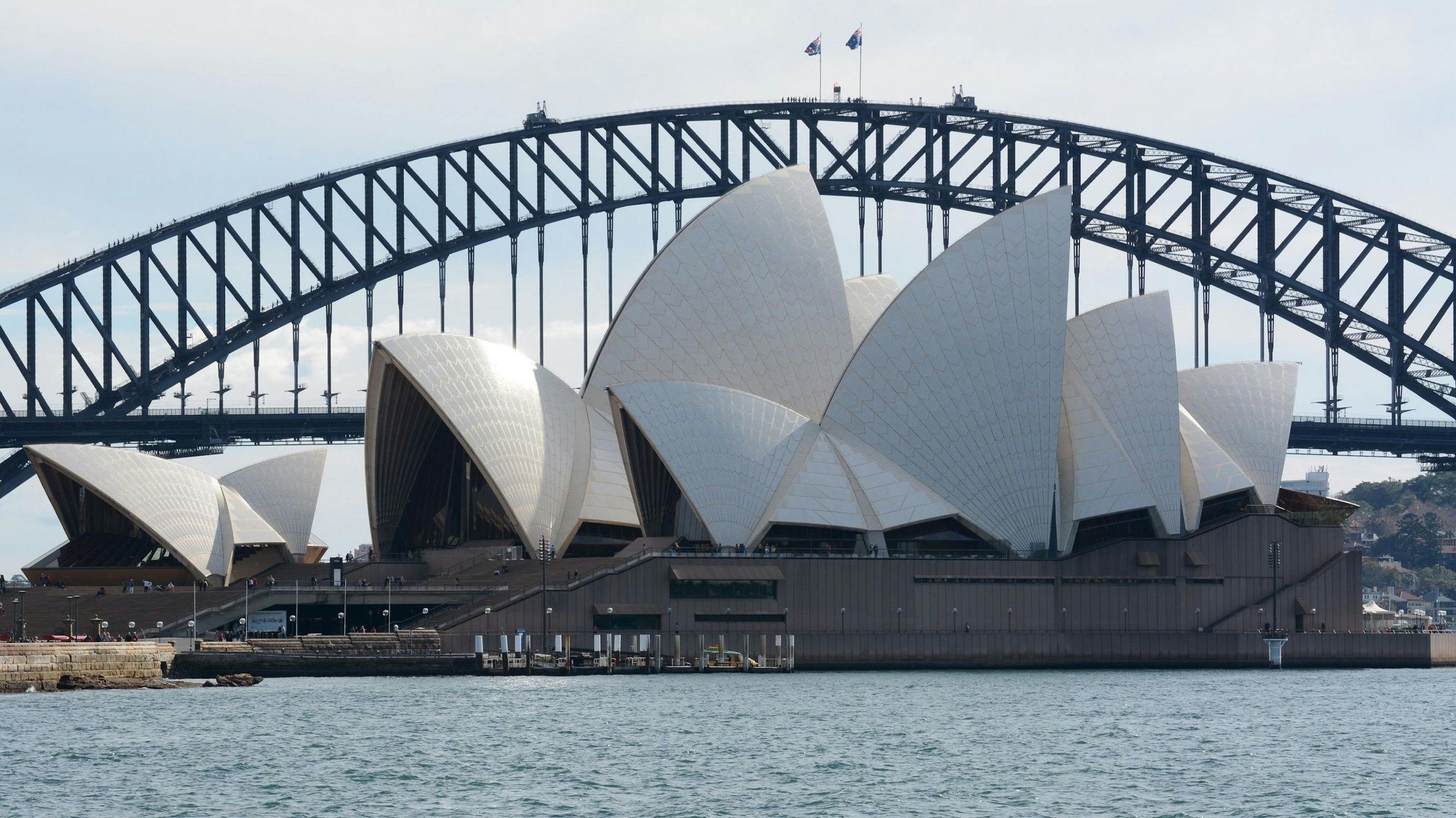 sydney opera house and harbour bridge
