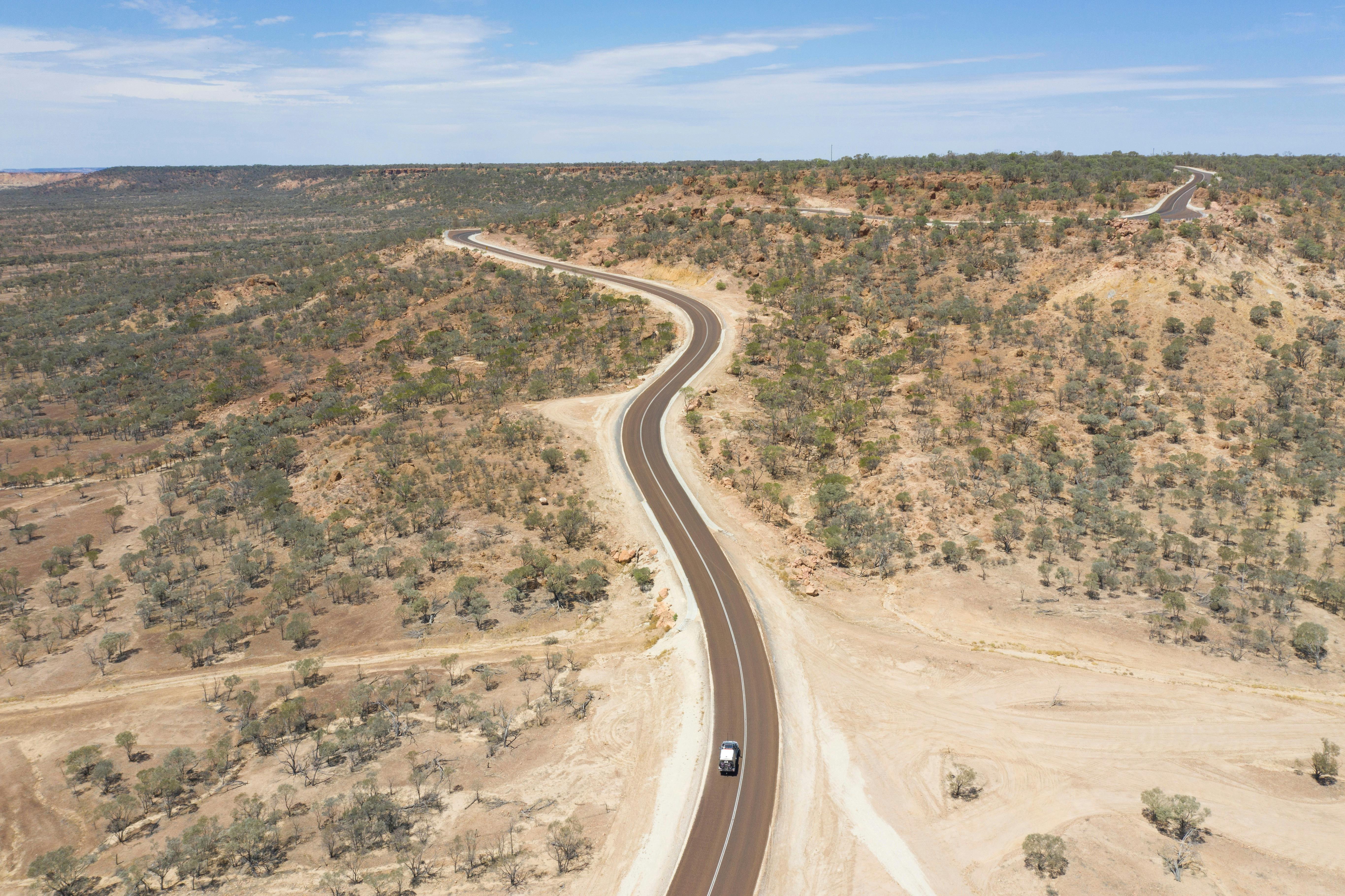 Road to Australian Age of Dinosaurs Winton