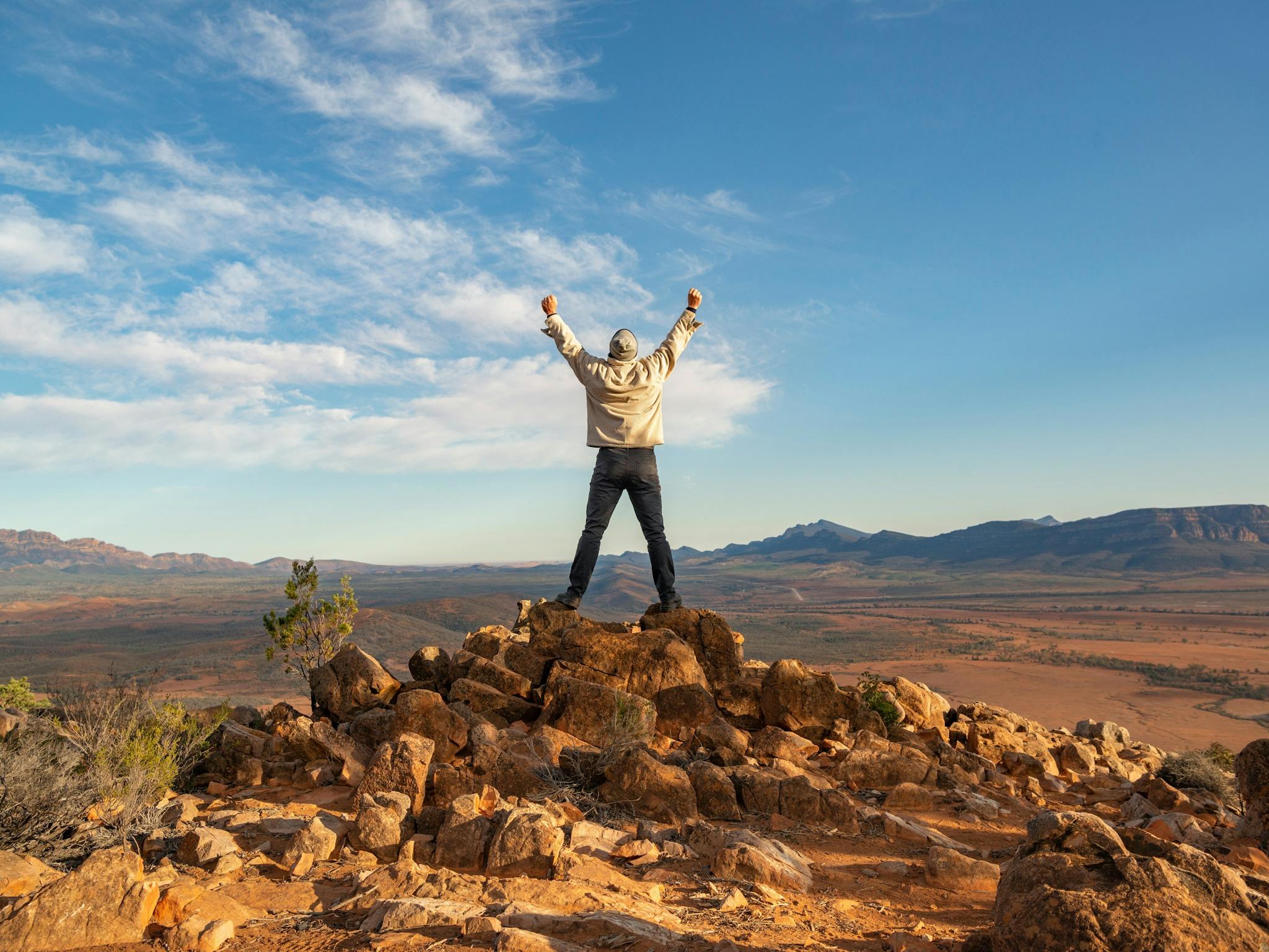 Overlooking Wilpena Pound